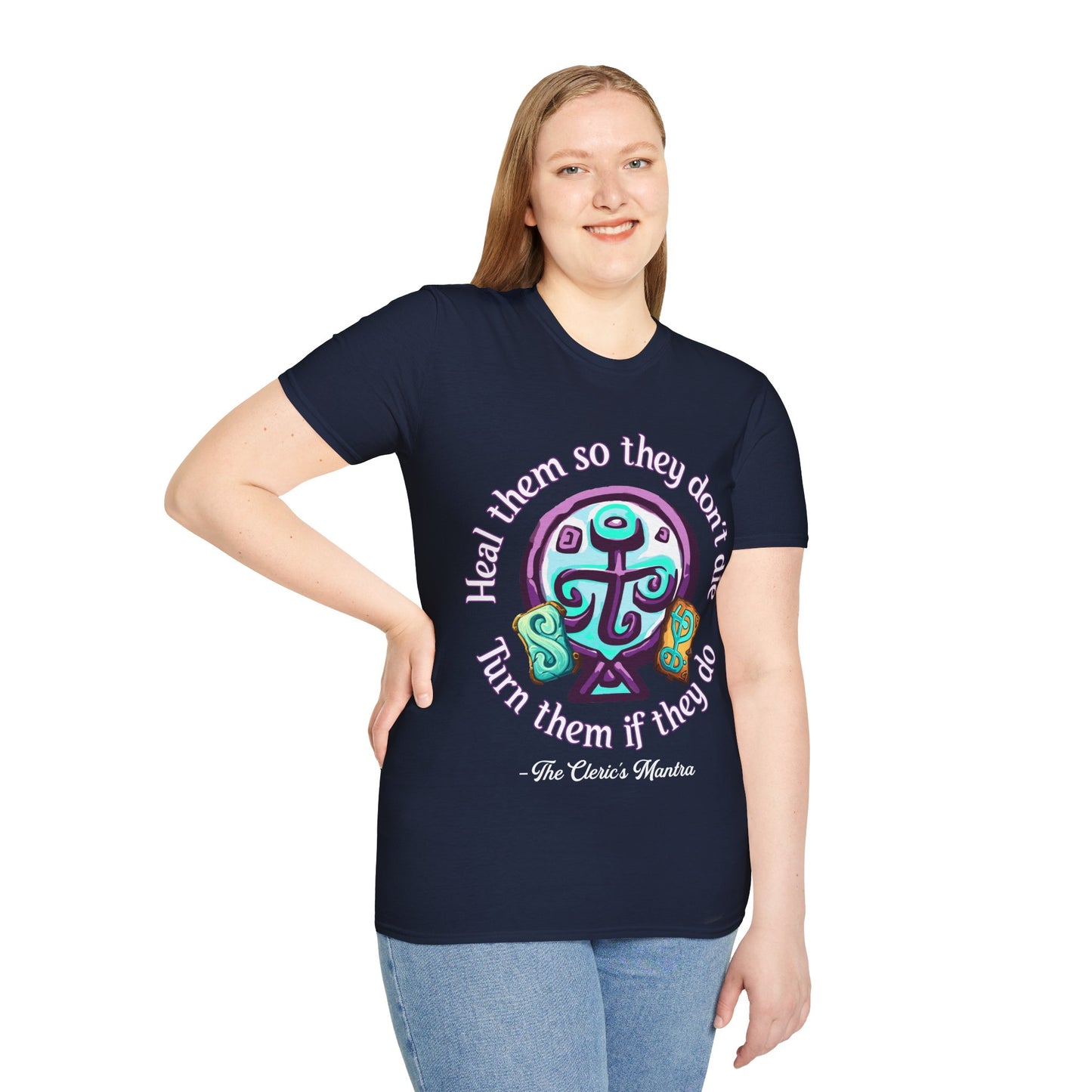 Cleric's Mantra - Softstyle T-Shirt for Men and Women
