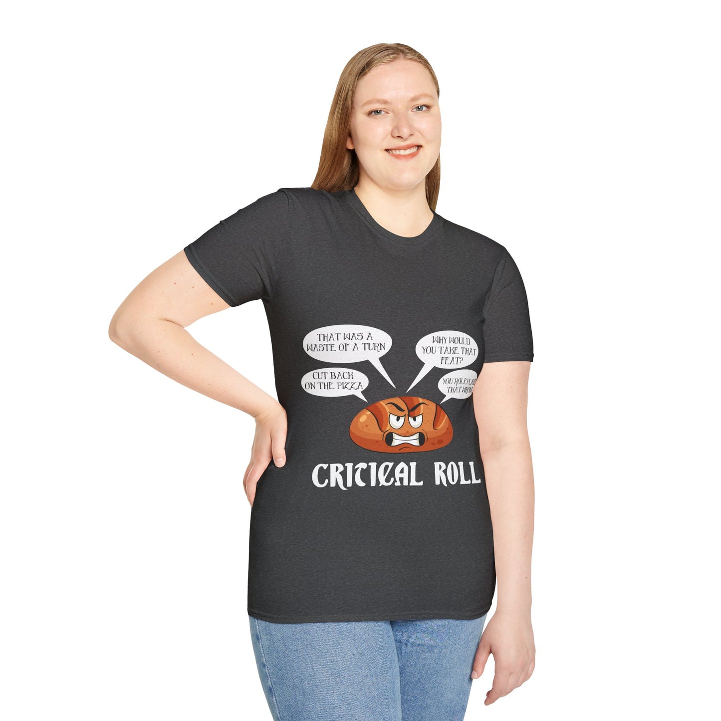 Critical Roll - Softstyle T-Shirt for Men and Women