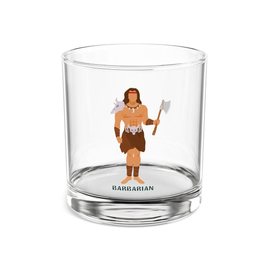 "The Reckless Sip" BARBARIAN Rocks Glass Printify