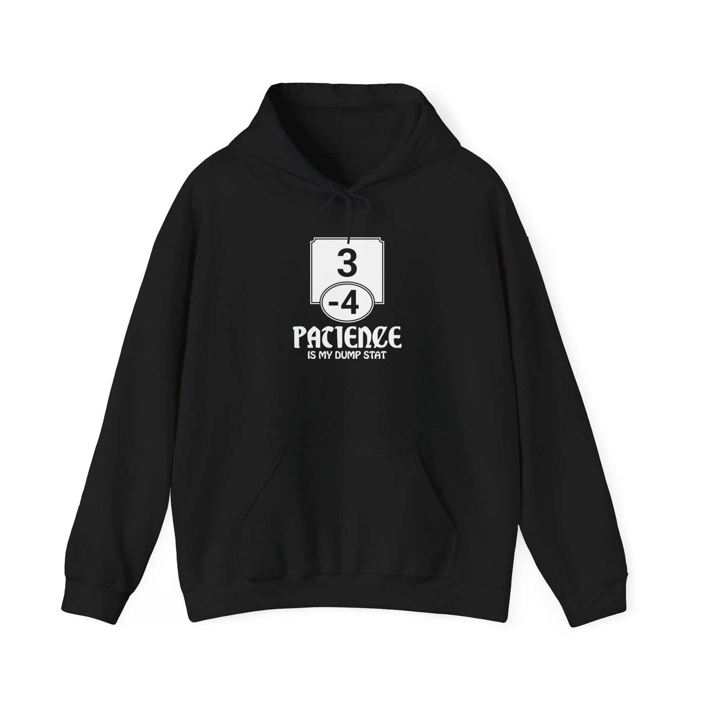 Patience is My Dump Stat - Heavy Blend™ Hoodie for Men and Women
