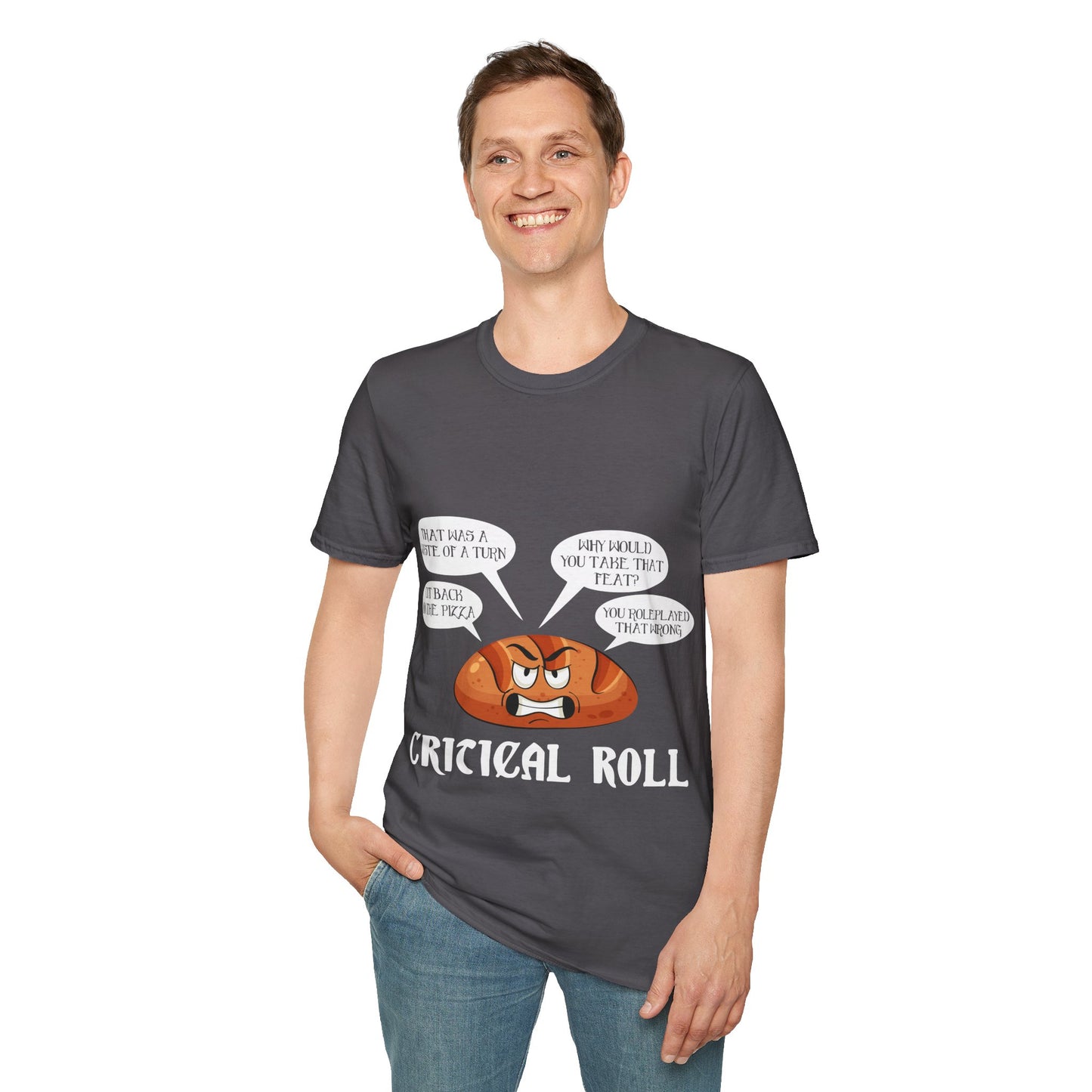 Critical Roll - Softstyle T-Shirt for Men and Women