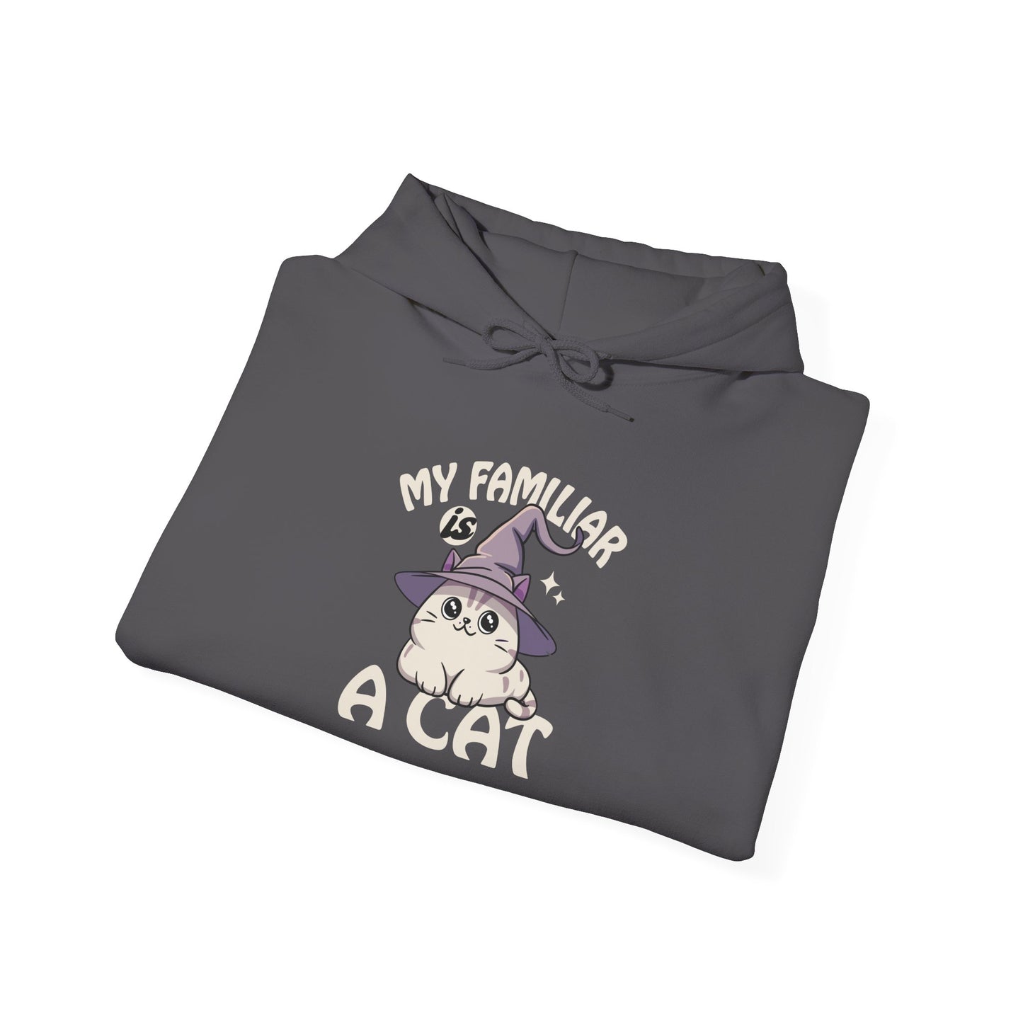 My Familiar is a Cat - Heavy Blend™ Hoodie for Men and Women