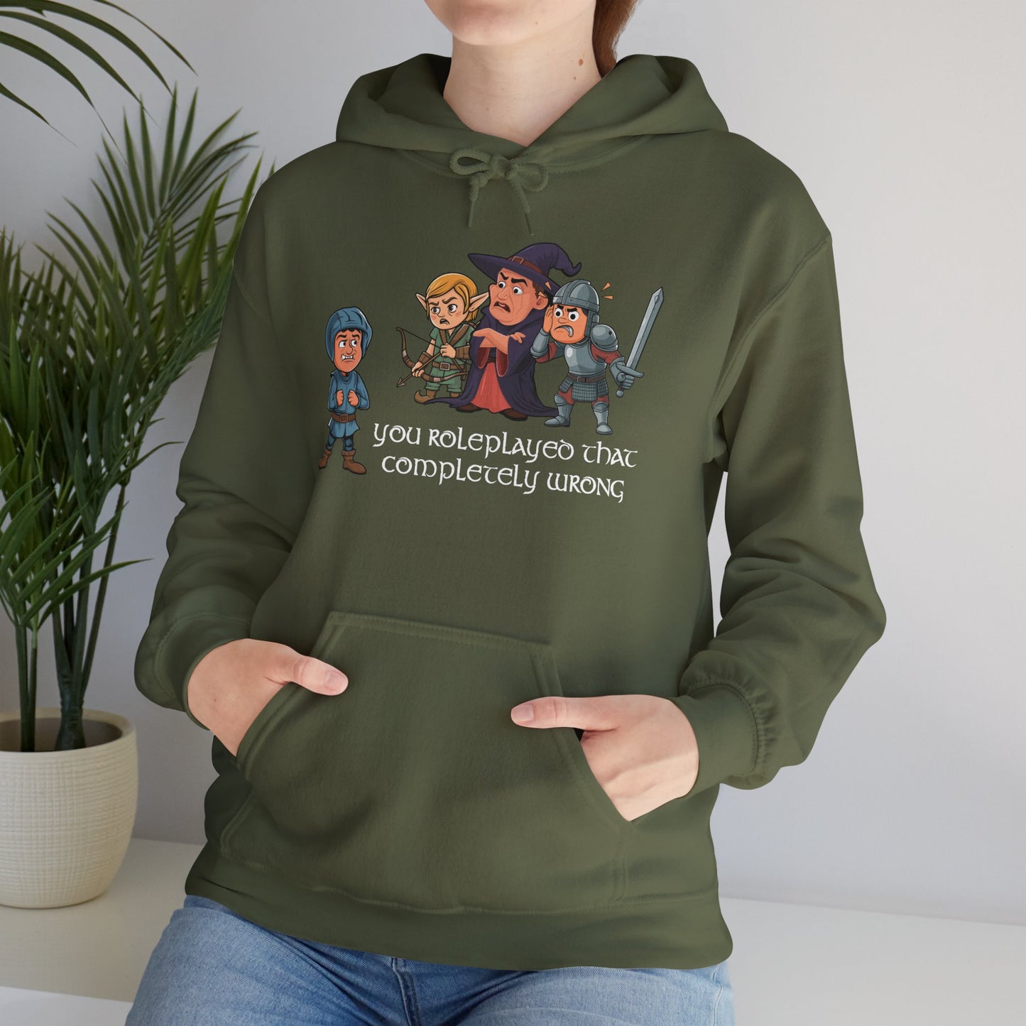 You Roleplayed That Completely Wrong - Heavy Blend™ Hooded Sweatshirt for Men and Women
