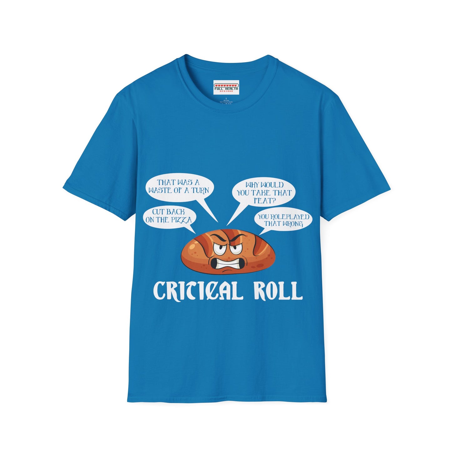 Critical Roll - Softstyle T-Shirt for Men and Women
