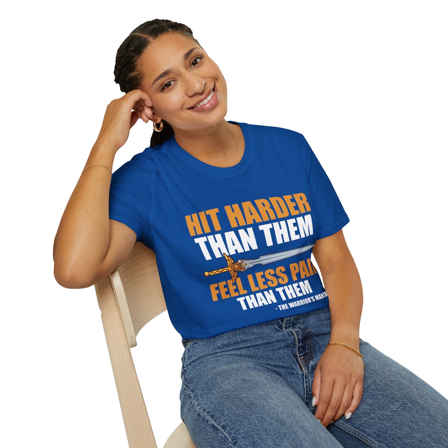 Warrior Mantra - Softstyle T-Shirt for Men and Women