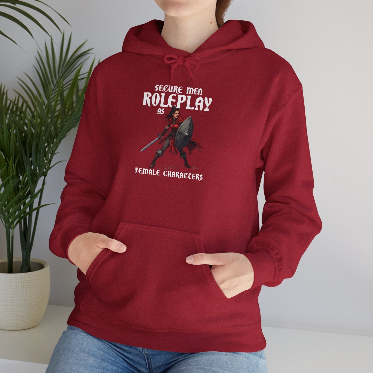 Secure Men Roleplay as Women - Heavy Blend™ Hooded Sweatshirt for Men and Women Printify
