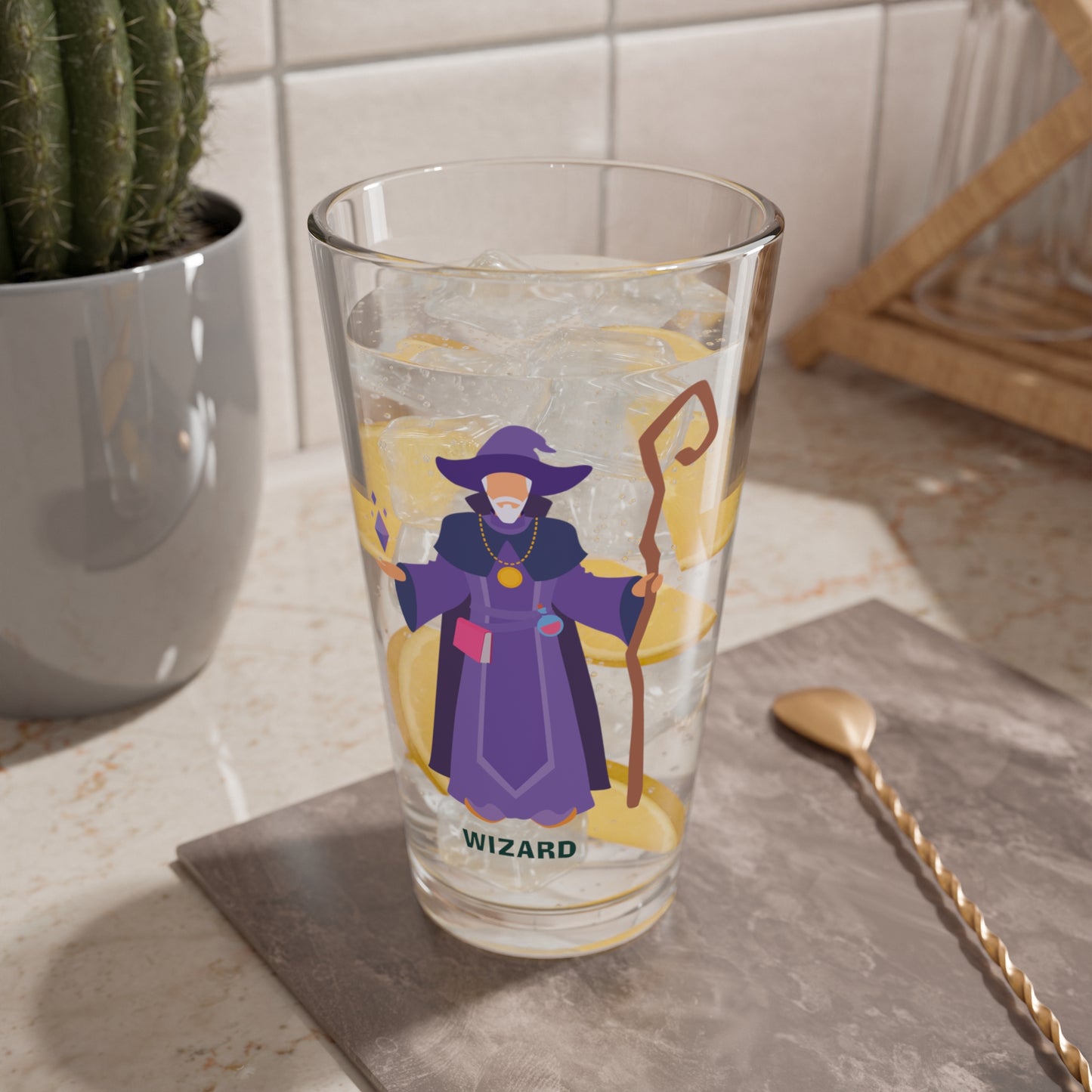 "Arcane Ale Vessel" WIZARD Pint Glass