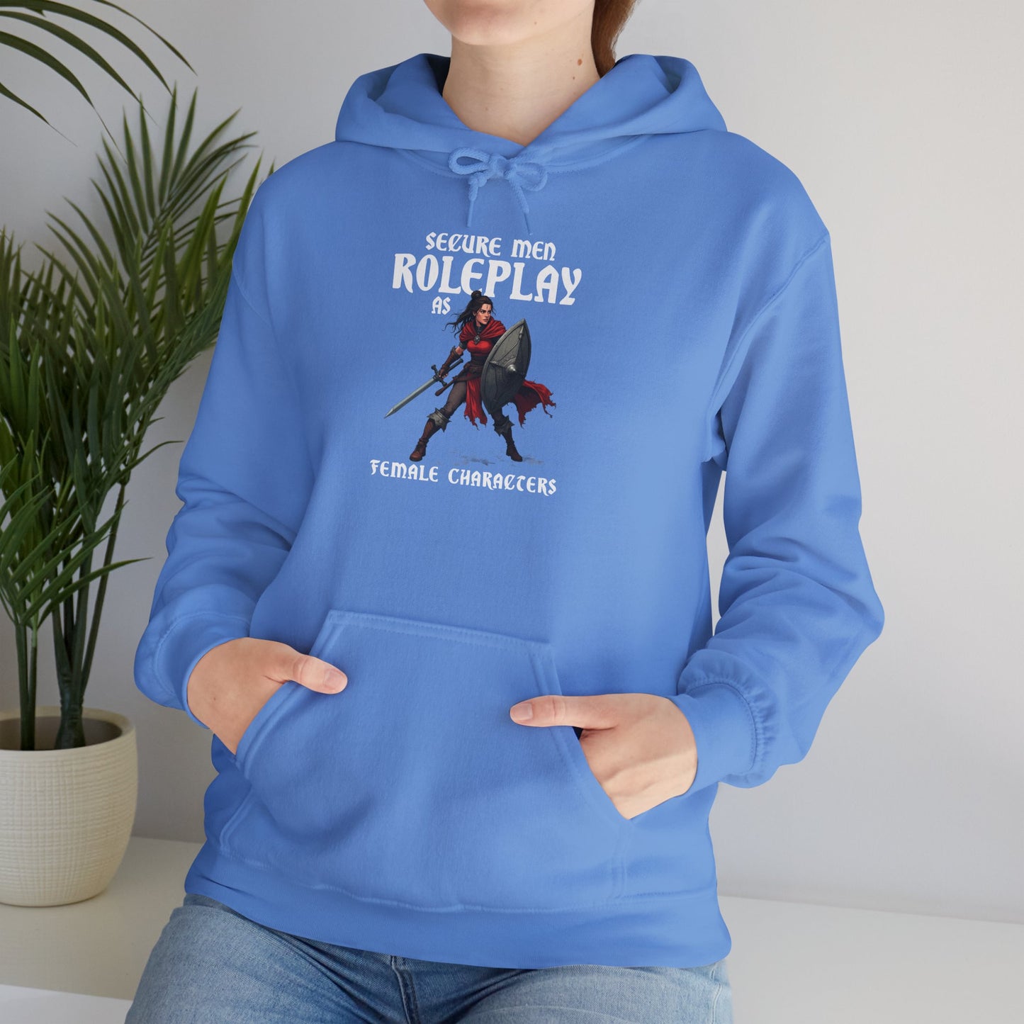 Secure Men Roleplay as Women - Heavy Blend™ Hooded Sweatshirt for Men and Women
