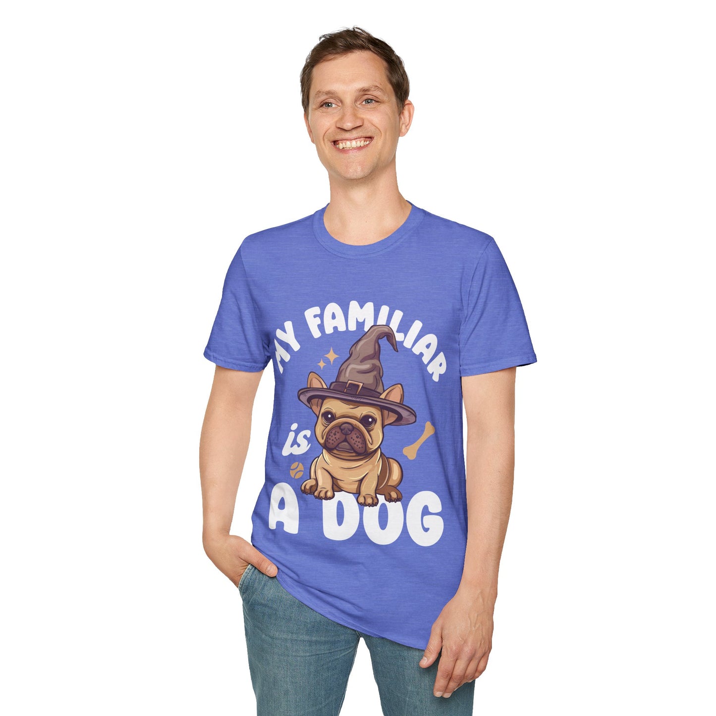 My Familiar is a Dog - Unisex Softstyle T-Shirt