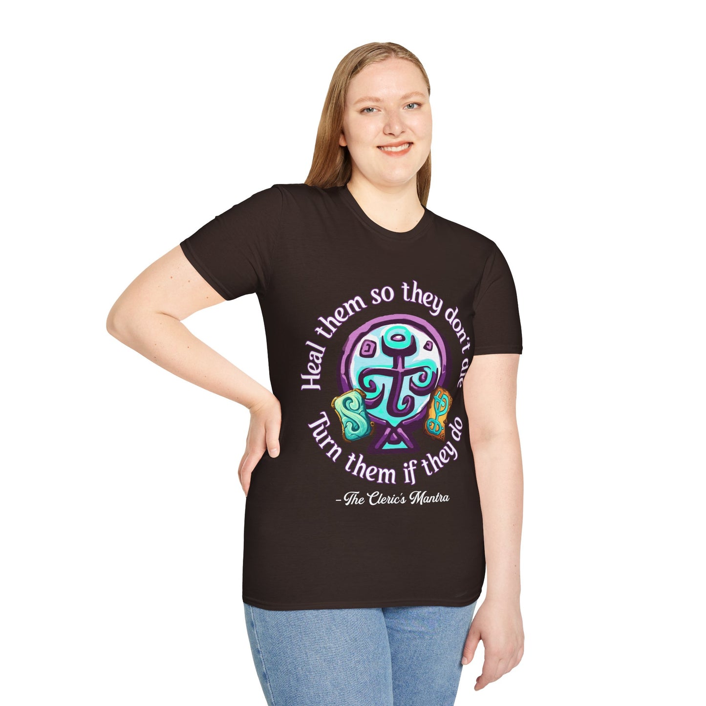 Cleric's Mantra - Softstyle T-Shirt for Men and Women