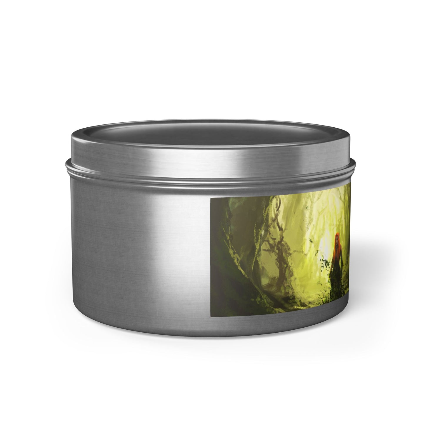Mystical Elven Forest Enchanted Tin Candle