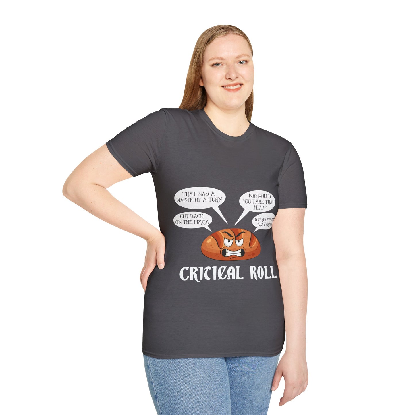 Critical Roll - Softstyle T-Shirt for Men and Women
