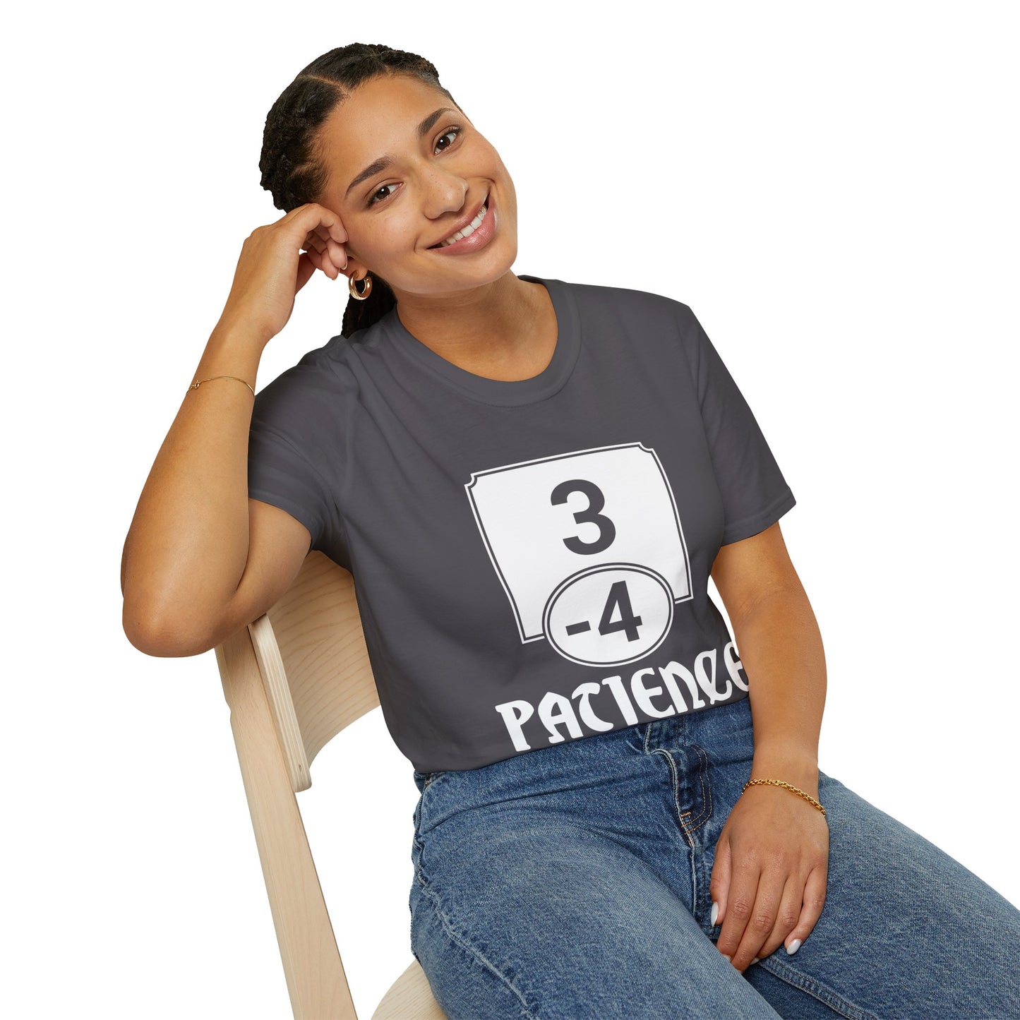 Patience is My Dump Stat - Softstyle T-Shirt for Men and Women