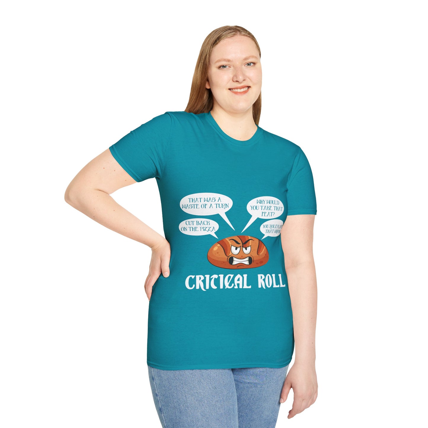 Critical Roll - Softstyle T-Shirt for Men and Women
