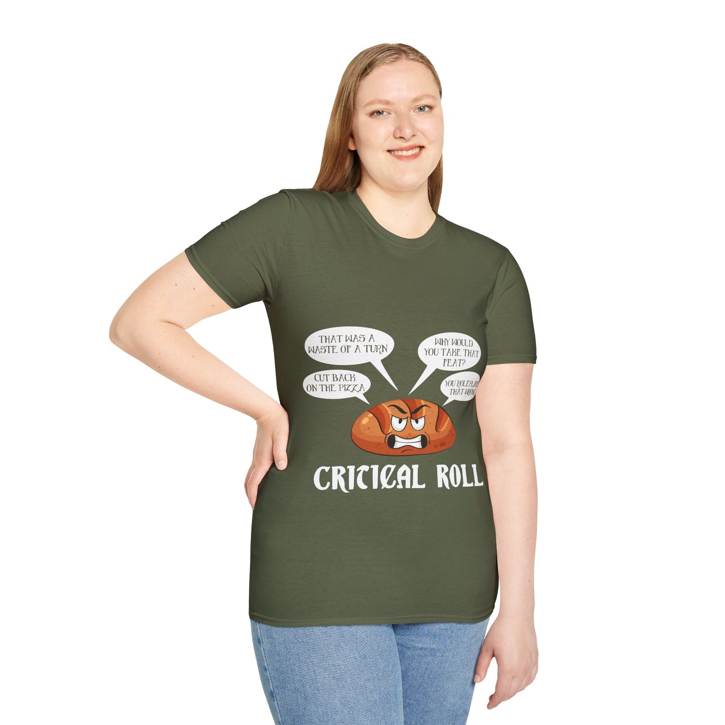 Critical Roll - Softstyle T-Shirt for Men and Women