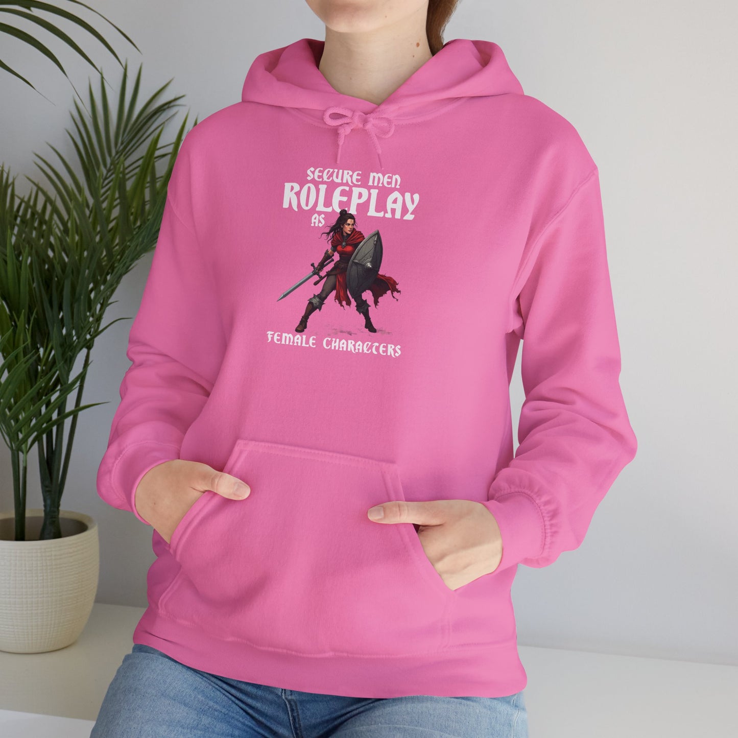Secure Men Roleplay as Women - Heavy Blend™ Hooded Sweatshirt for Men and Women