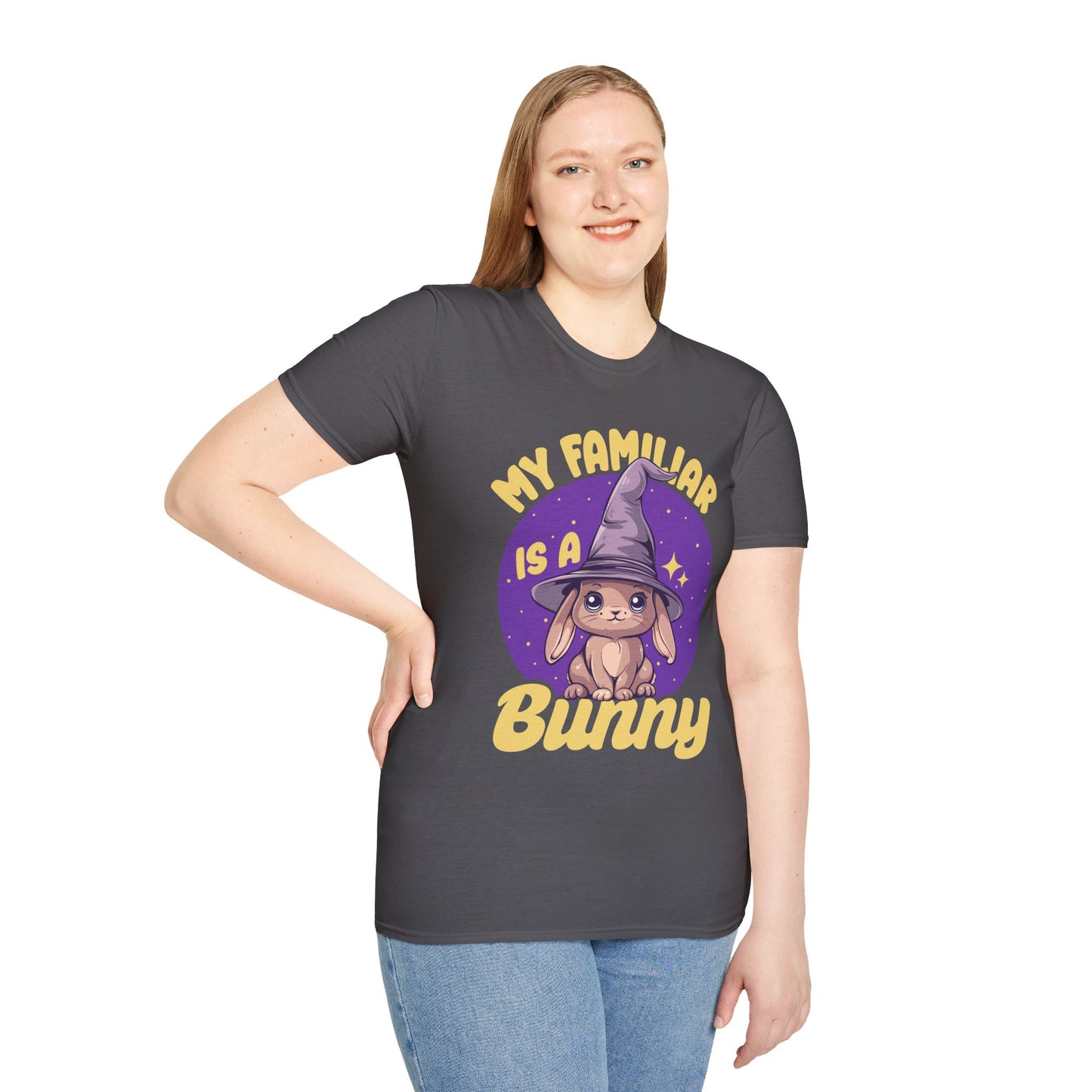 My Familiar is a Bunny - Softstyle T-Shirt for Men and Women