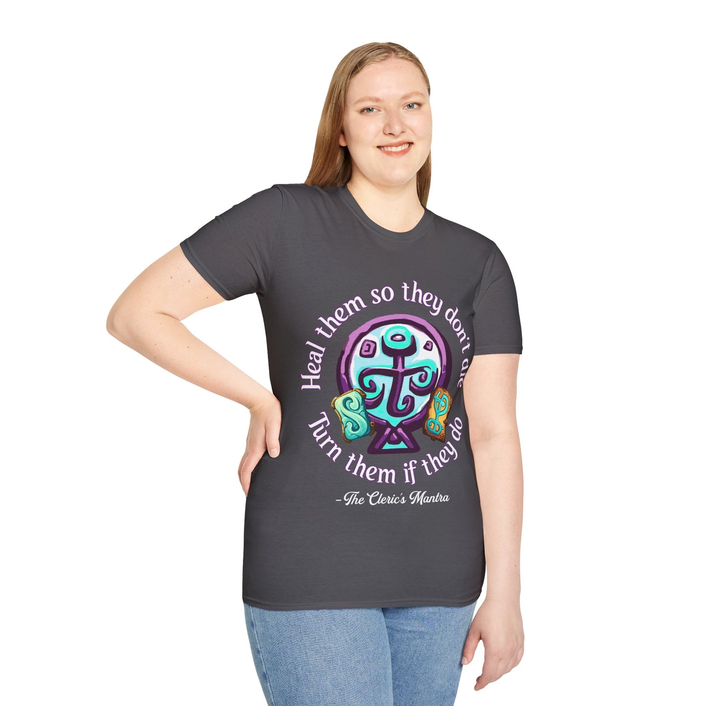 Cleric's Mantra - Softstyle T-Shirt for Men and Women