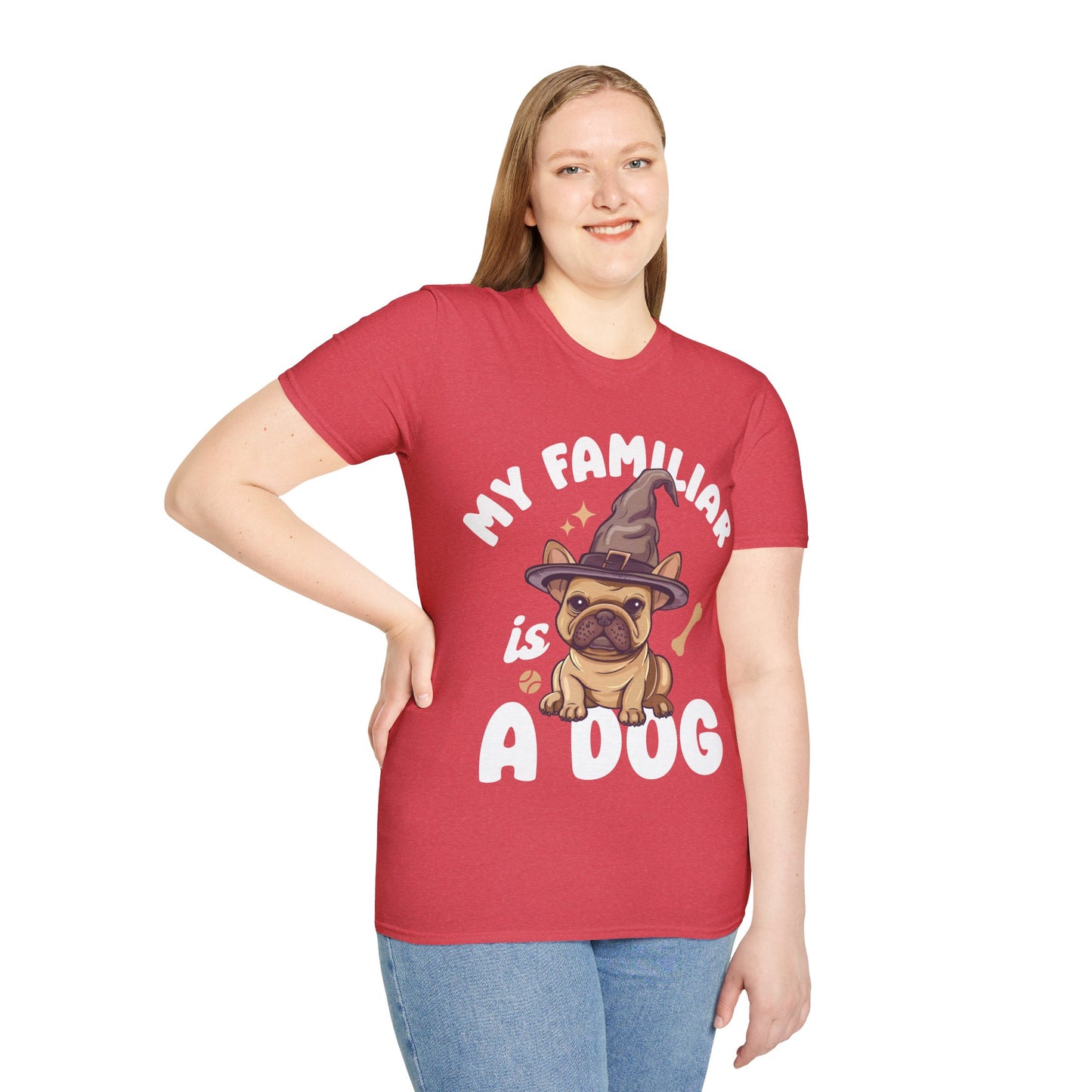 My Familiar is a Dog - Unisex Softstyle T-Shirt