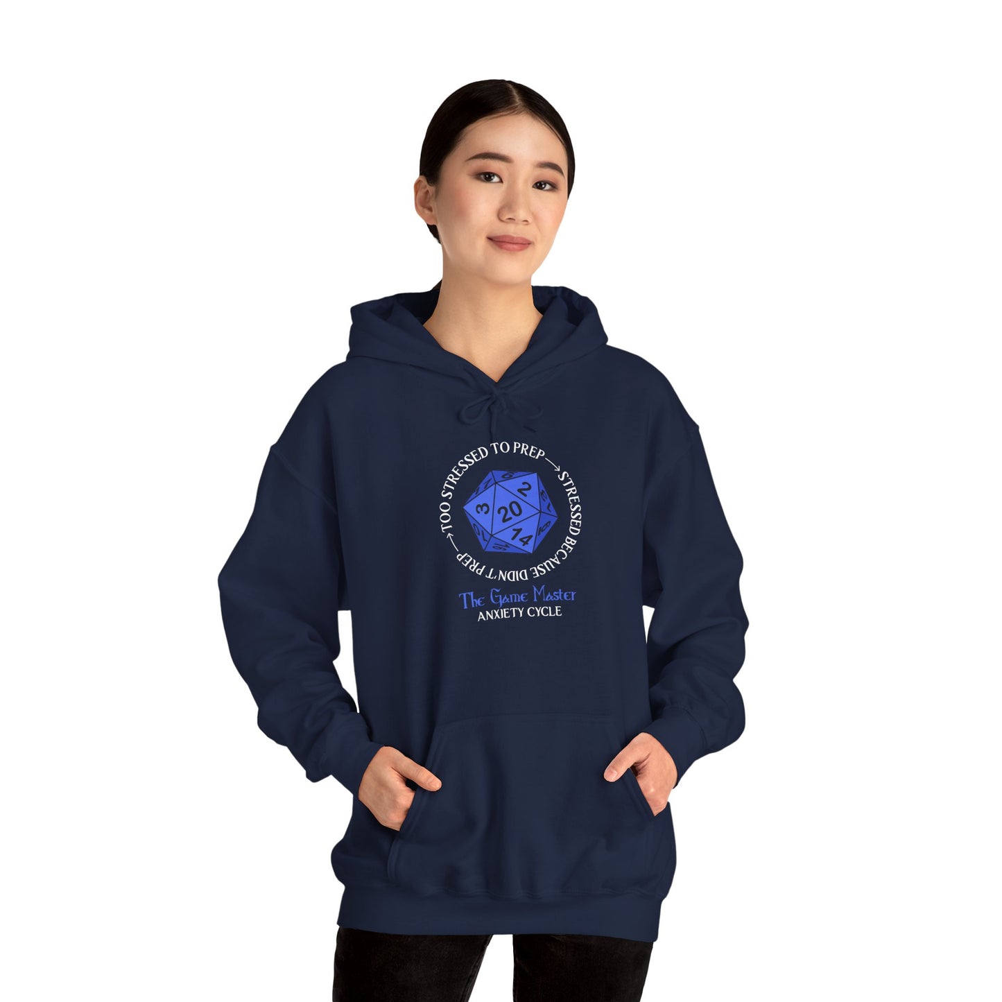 The GM Anxiety Cycle - Heavy Blend™ Hooded Sweatshirt for Men and Women