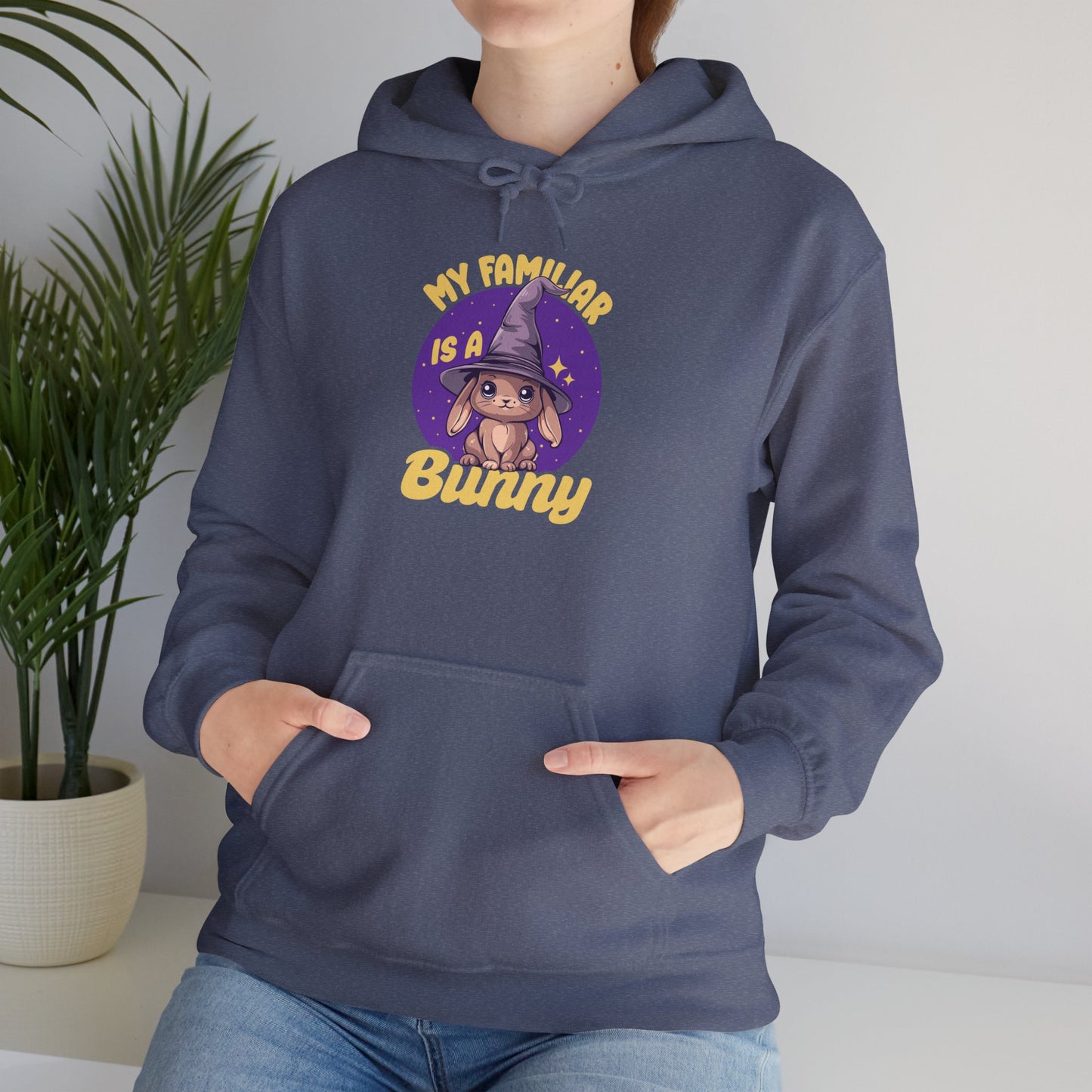 My Familiar is a Bunny - Heavy Blend™ Hoodie for Men and Women