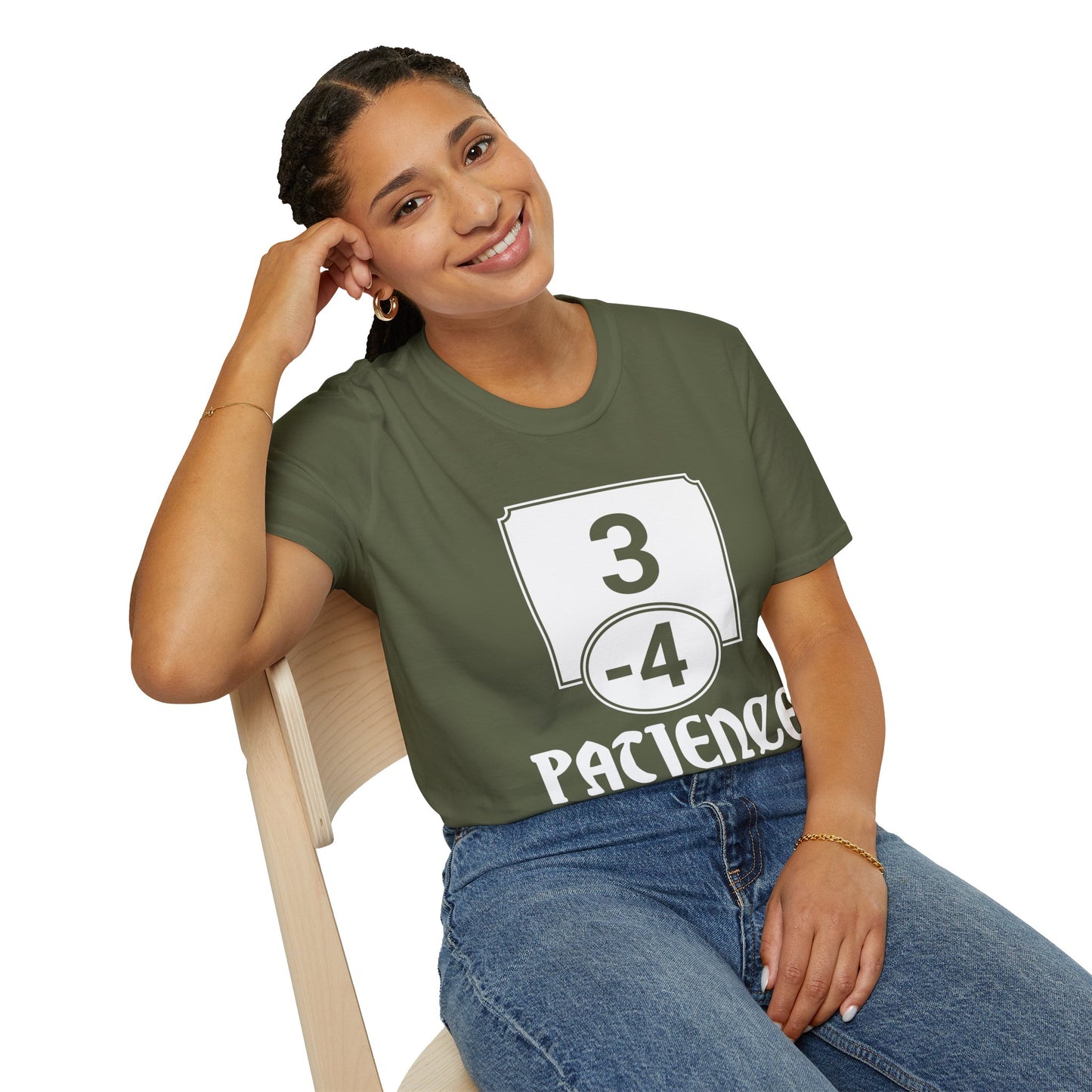 Patience is My Dump Stat - Softstyle T-Shirt for Men and Women