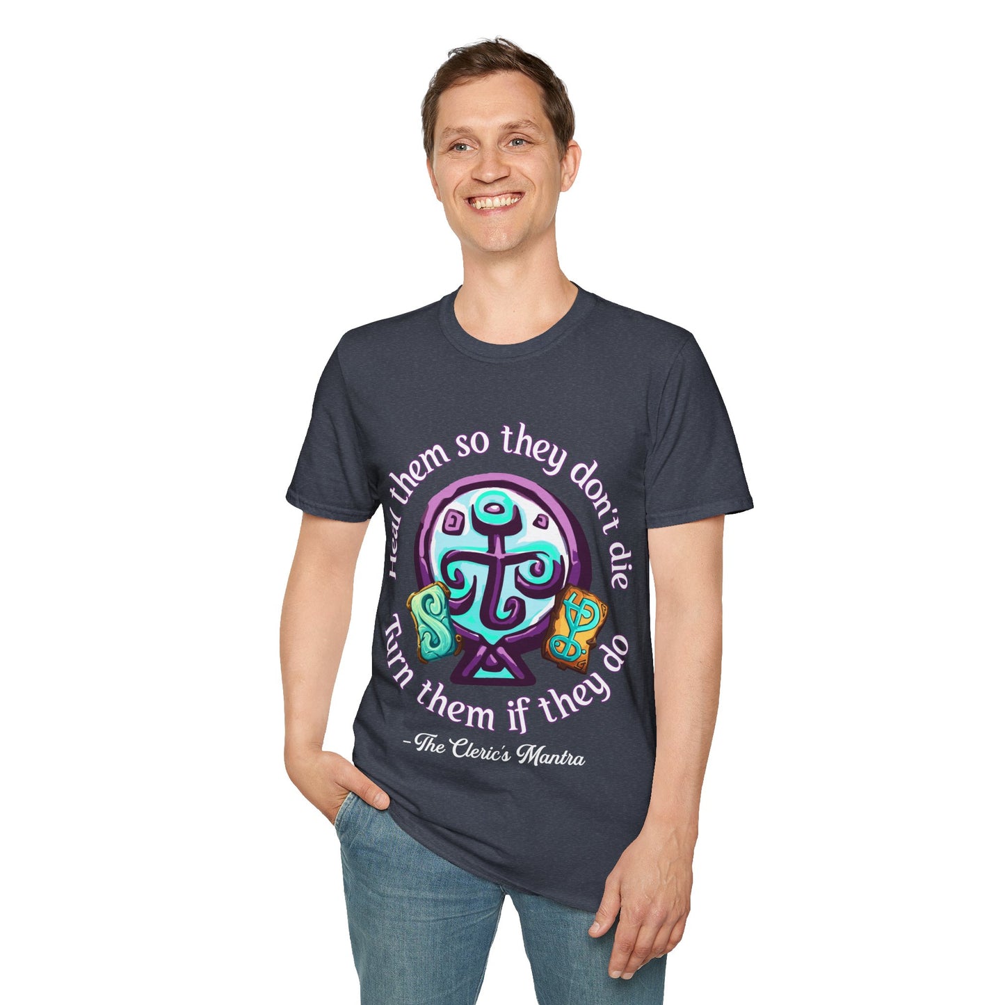 Cleric's Mantra - Softstyle T-Shirt for Men and Women