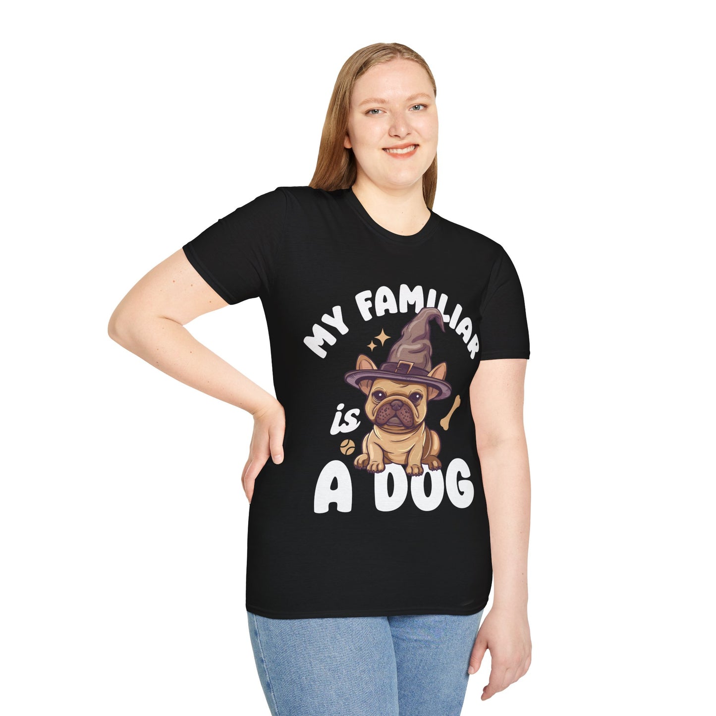 My Familiar is a Dog - Unisex Softstyle T-Shirt
