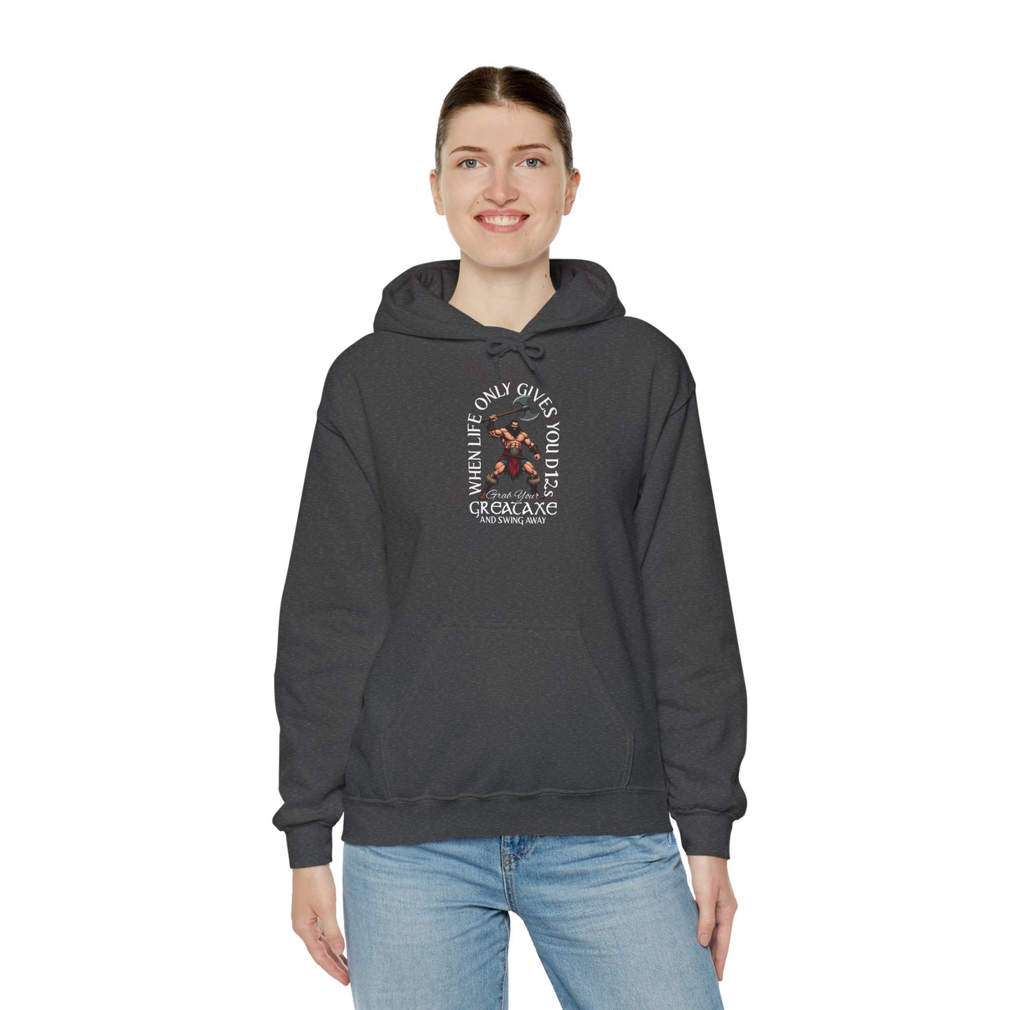 D12 Swing Away - Heavy Blend™ Hooded Sweatshirt for Men and Women