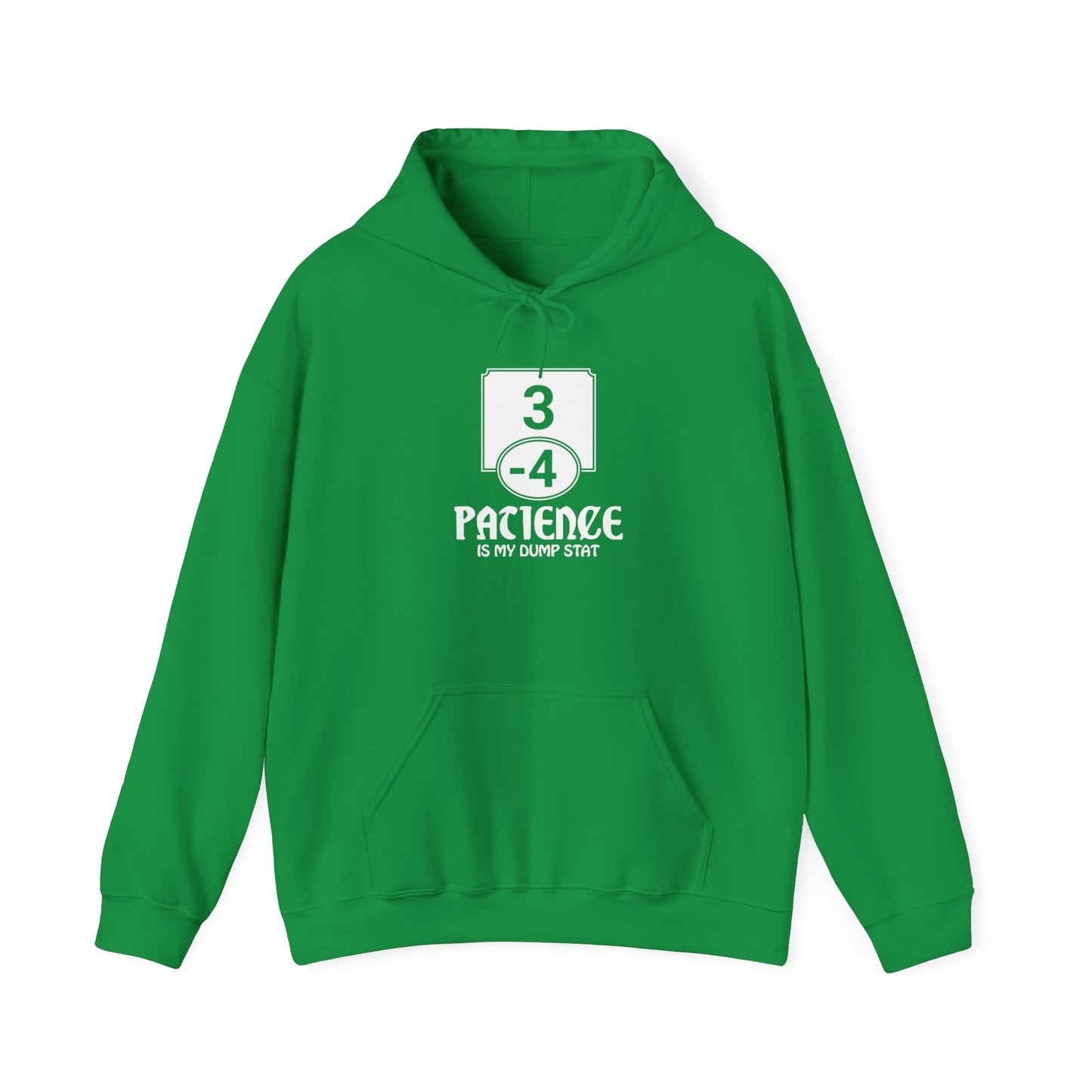 Patience is My Dump Stat - Heavy Blend™ Hoodie for Men and Women