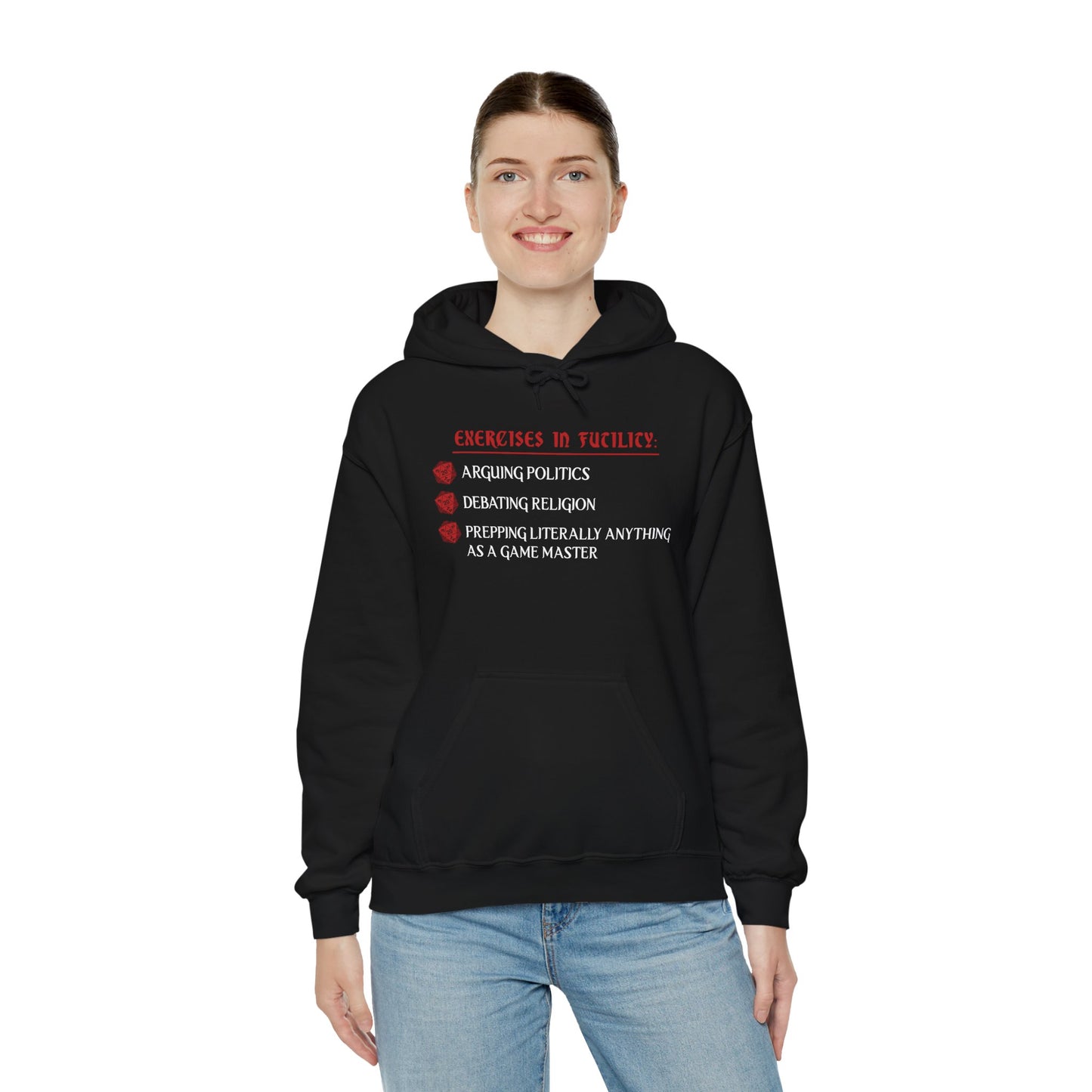 Exercises in Futility - Heavy Blend™ Hooded Sweatshirt for Men and Women