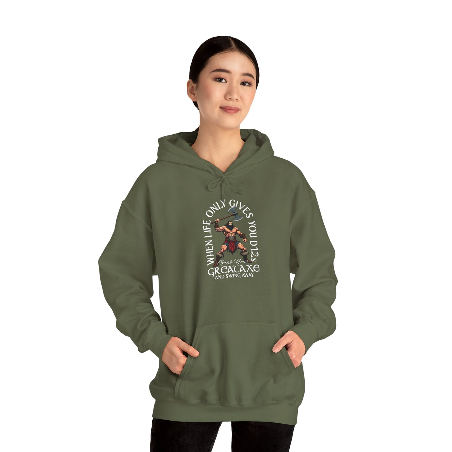D12 Swing Away - Heavy Blend™ Hooded Sweatshirt for Men and Women