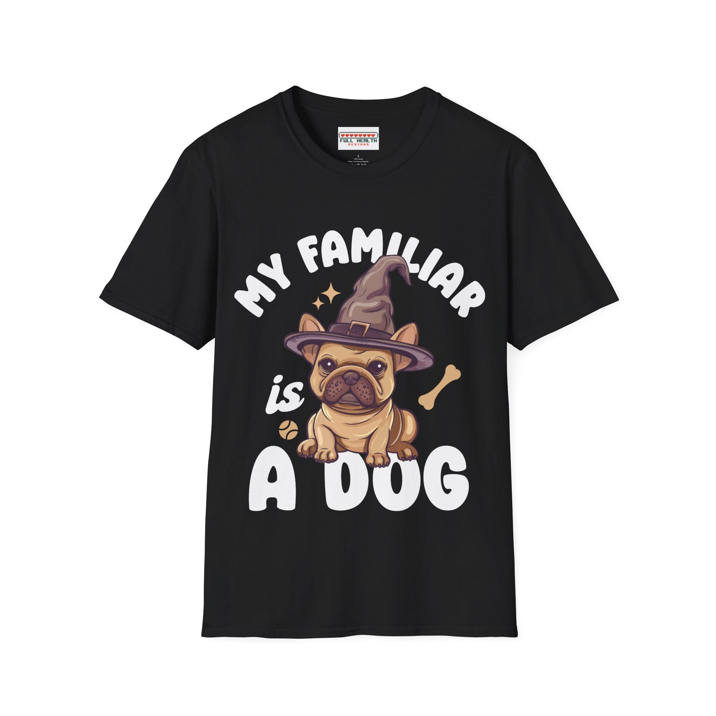 My Familiar is a Dog - Unisex Softstyle T-Shirt