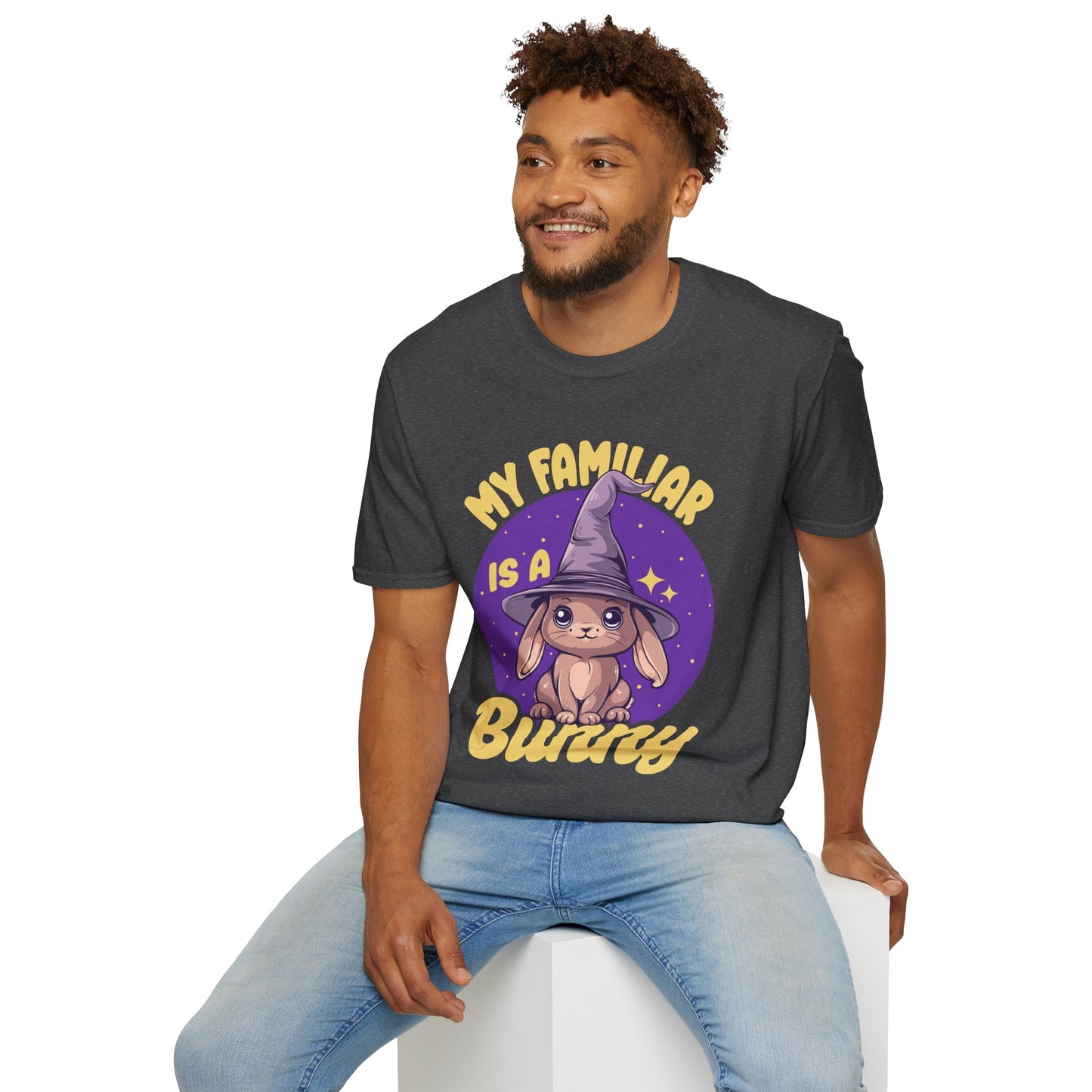 My Familiar is a Bunny - Softstyle T-Shirt for Men and Women