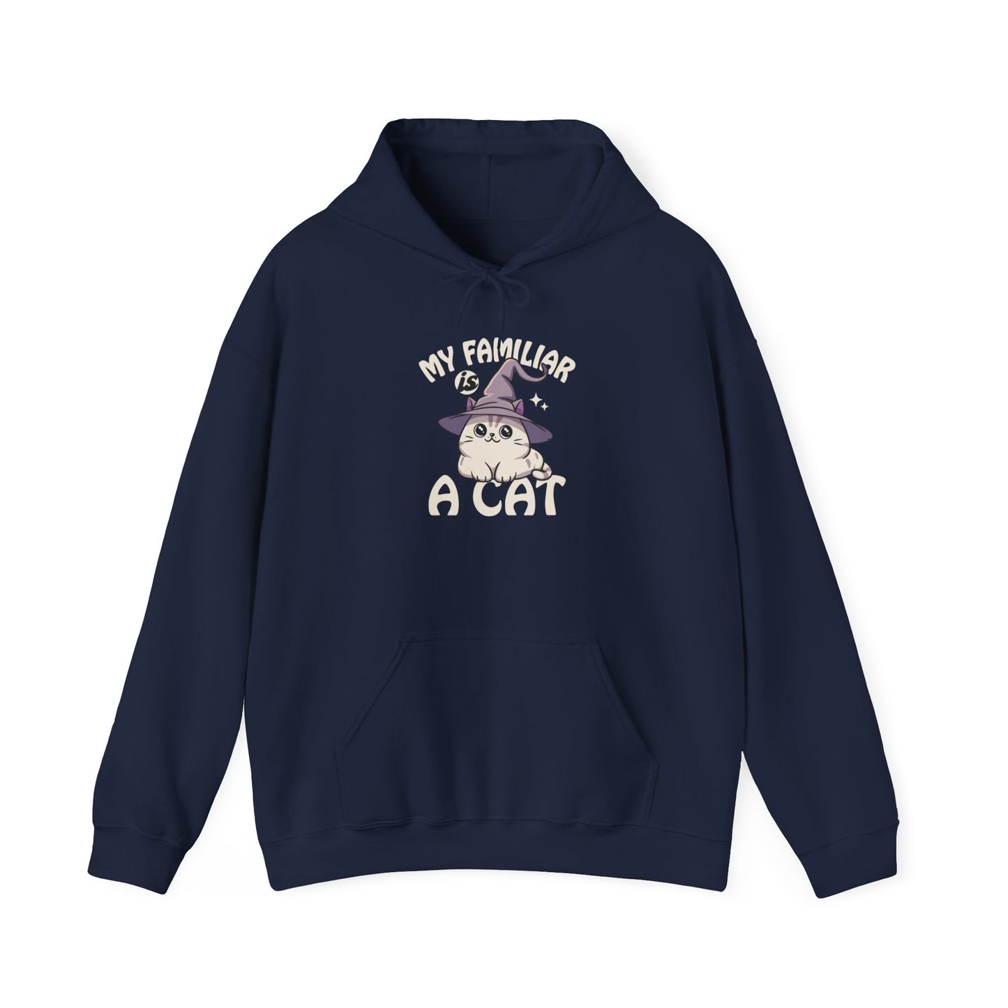 My Familiar is a Cat - Heavy Blend™ Hoodie for Men and Women