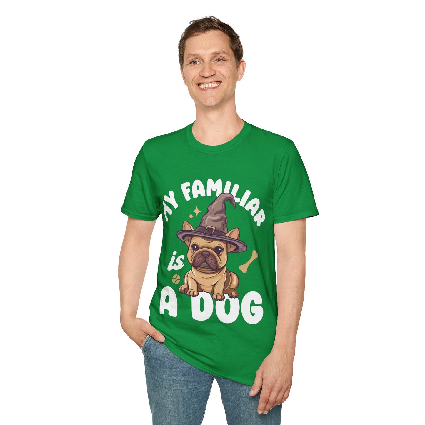 My Familiar is a Dog - Unisex Softstyle T-Shirt