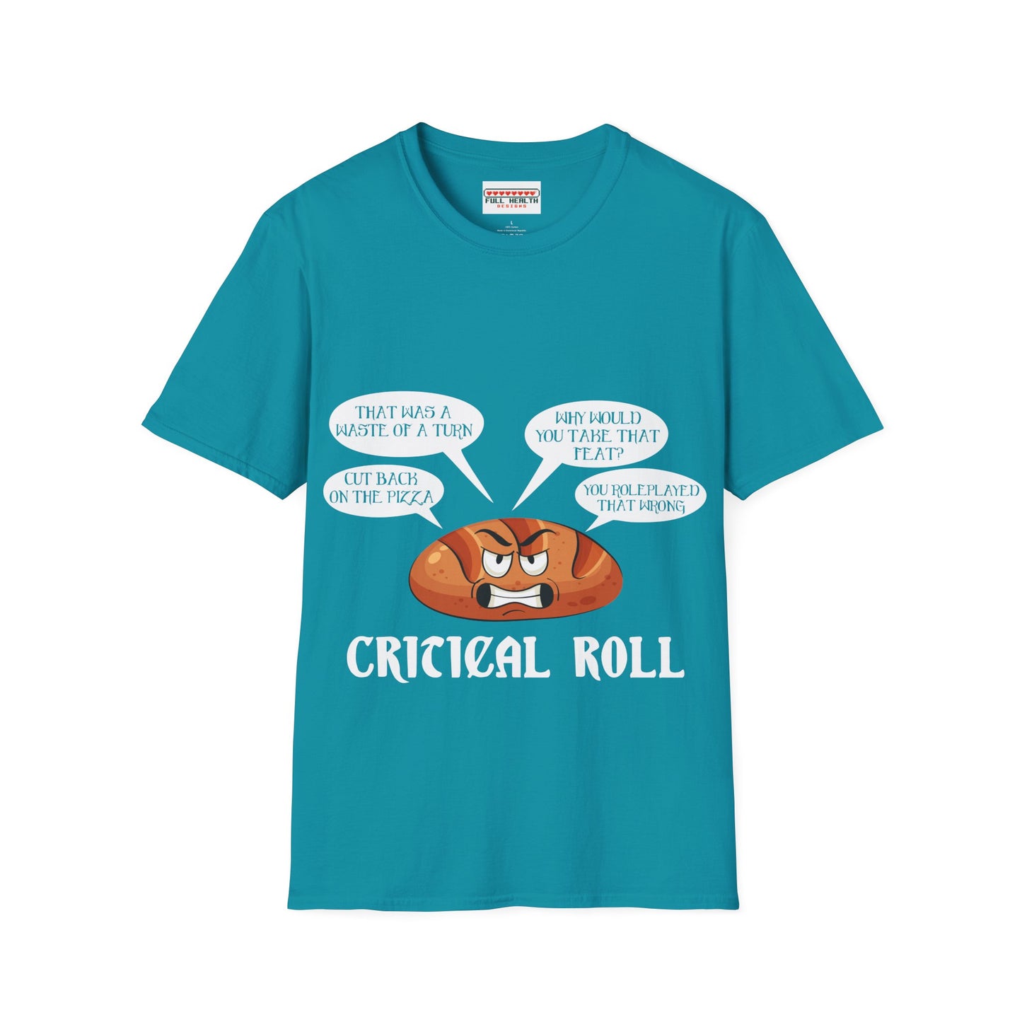 Critical Roll - Softstyle T-Shirt for Men and Women
