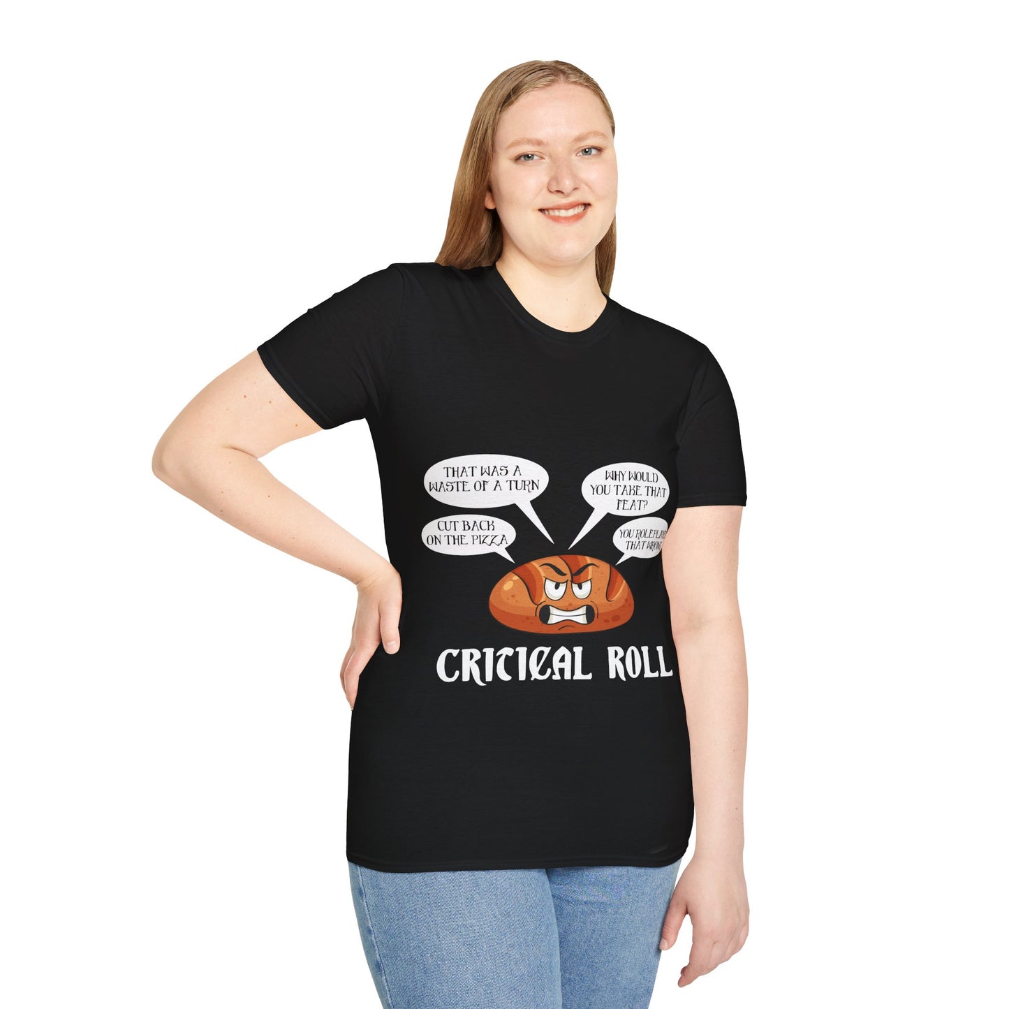 Critical Roll - Softstyle T-Shirt for Men and Women