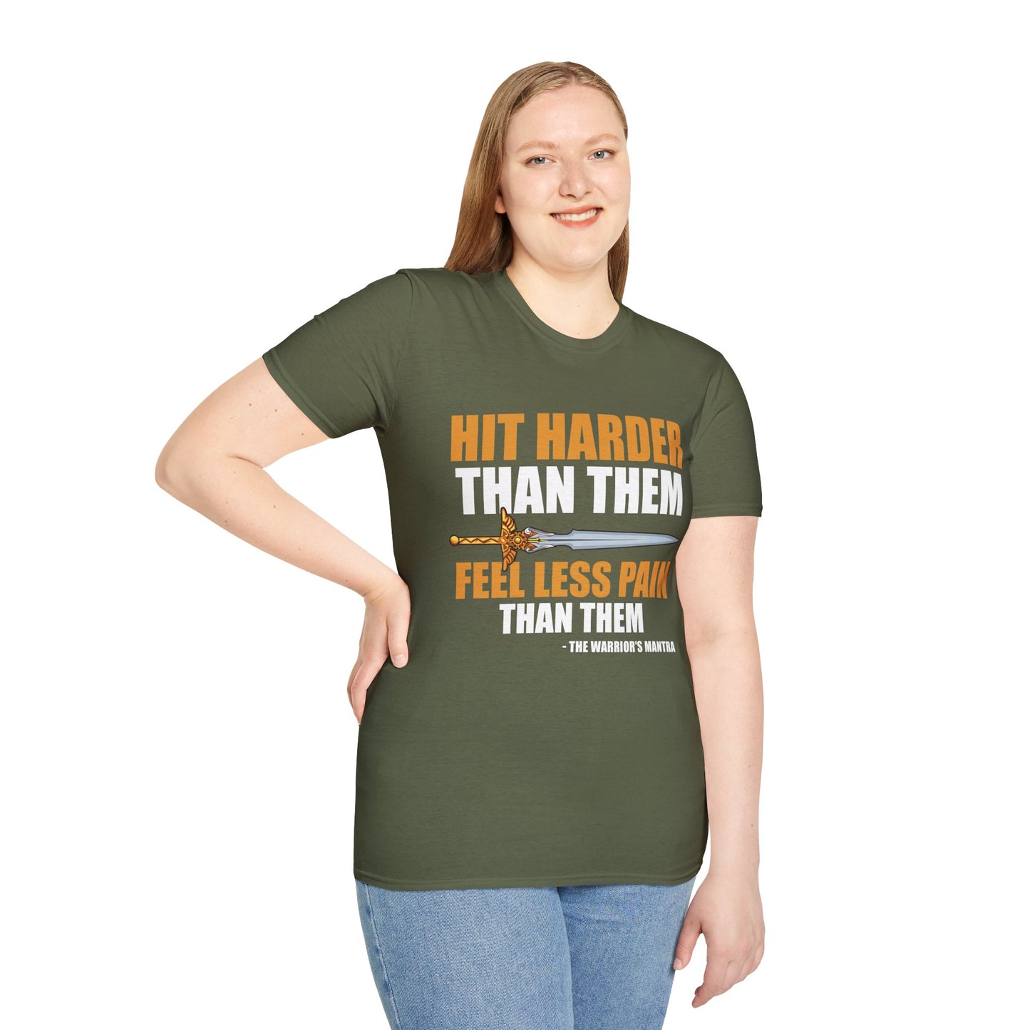 Warrior Mantra - Softstyle T-Shirt for Men and Women