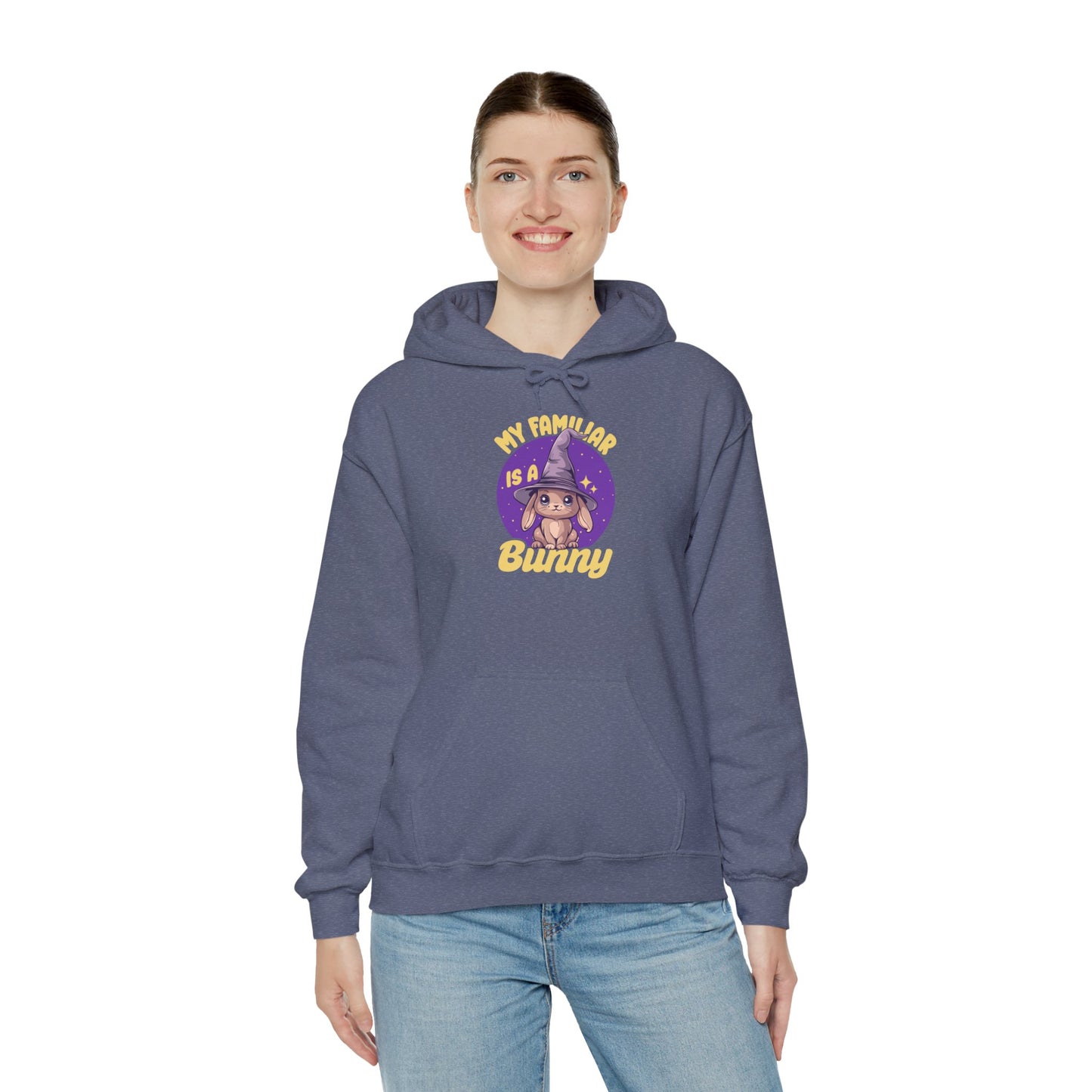 My Familiar is a Bunny - Heavy Blend™ Hoodie for Men and Women