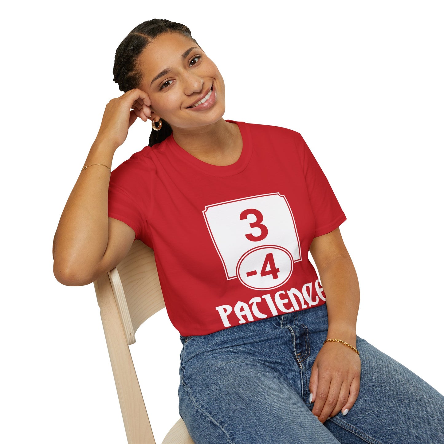 Patience is My Dump Stat - Softstyle T-Shirt for Men and Women