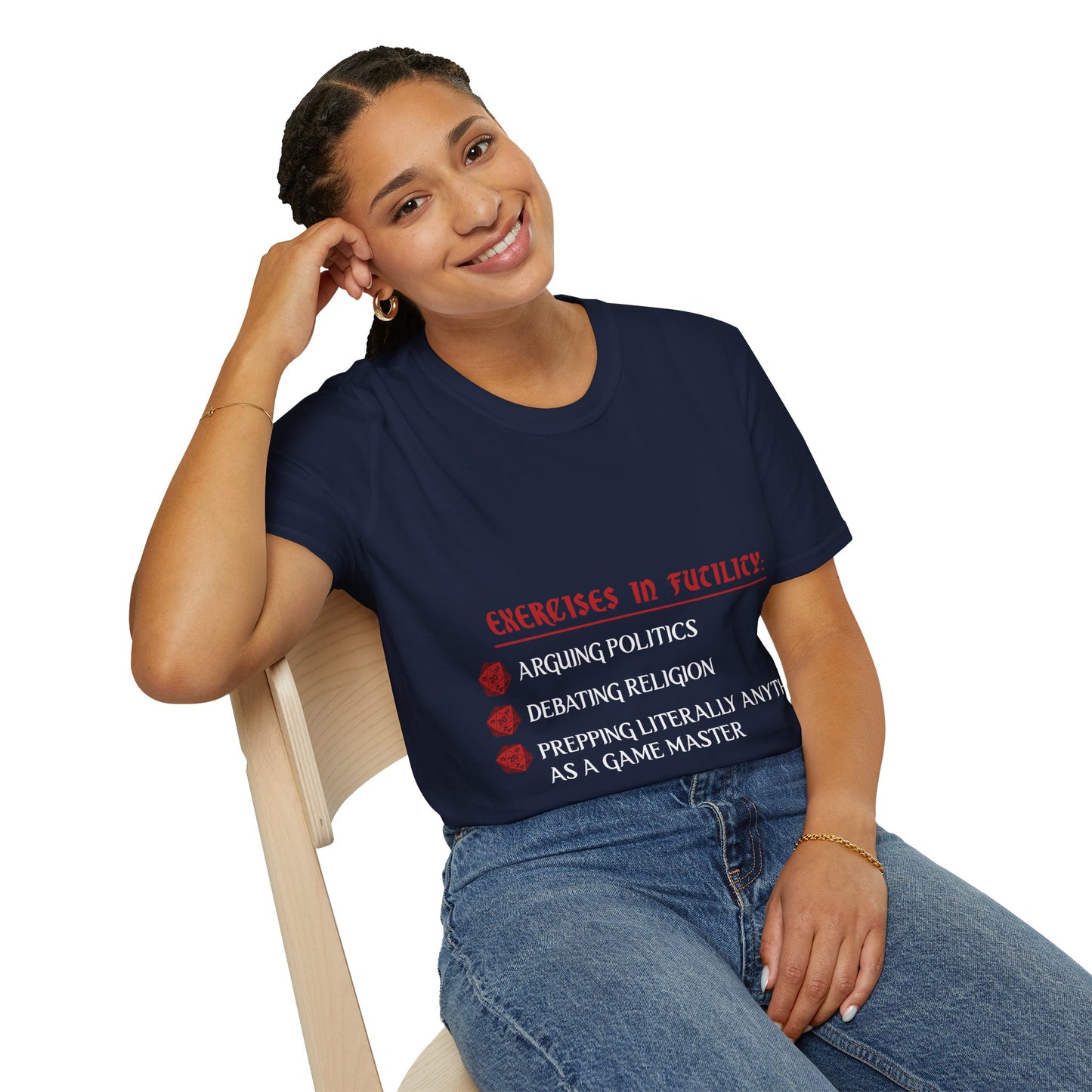 Exercises in Futility - Softstyle T-Shirt for Men and Women