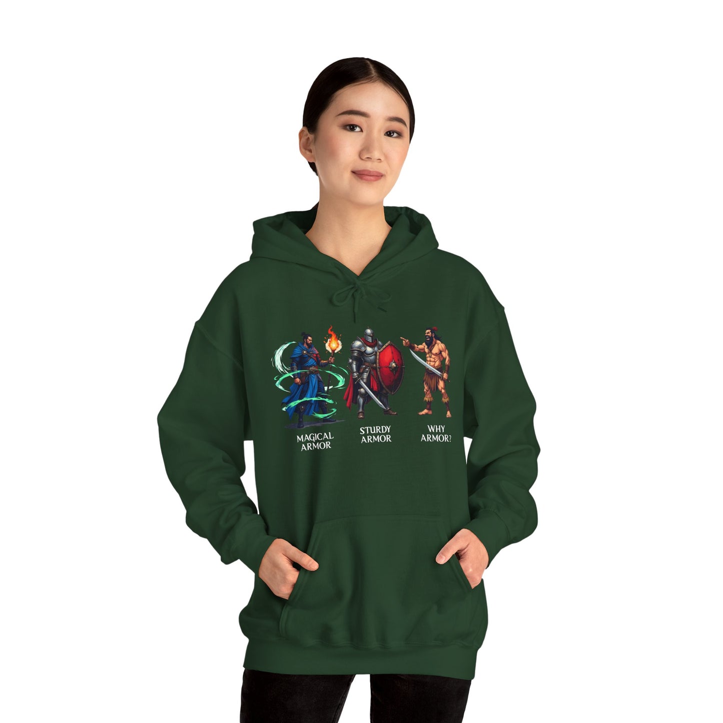 Class Armor Comparison - Heavy Blend™ Hooded Sweatshirt for Men and Women