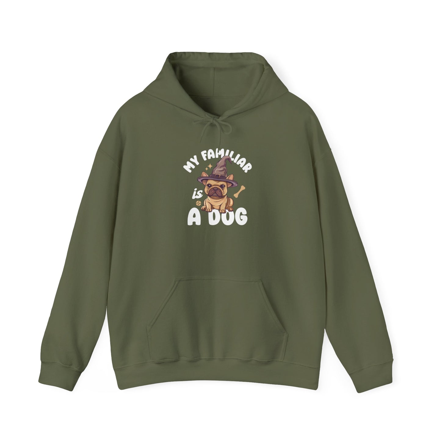 My Familiar is a Dog - Heavy Blend™ Hoodie for Men and Women