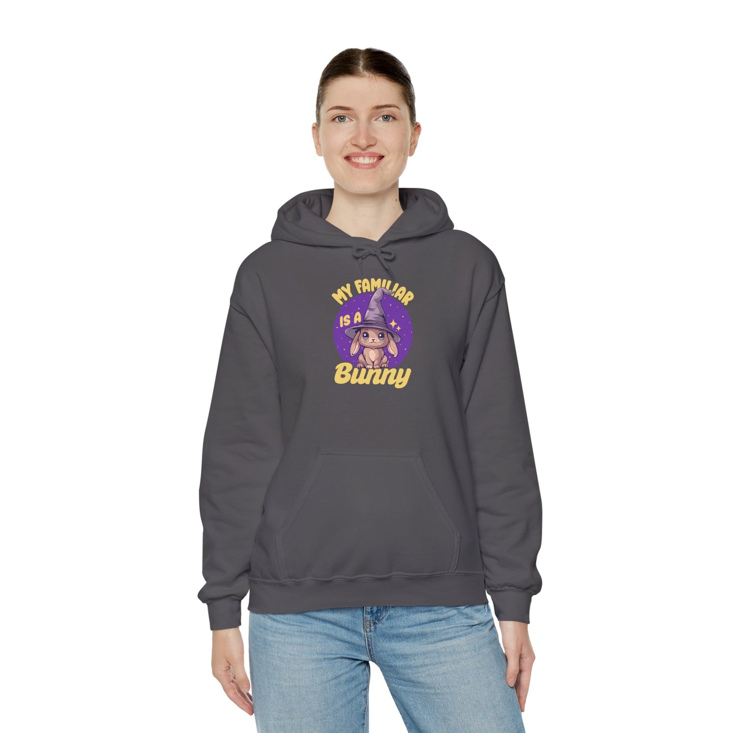 My Familiar is a Bunny - Heavy Blend™ Hoodie for Men and Women