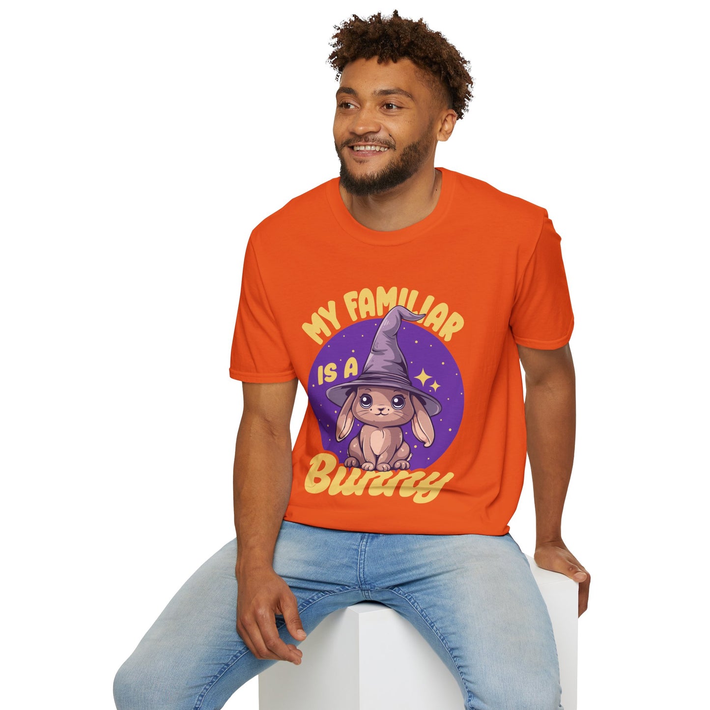 My Familiar is a Bunny - Softstyle T-Shirt for Men and Women