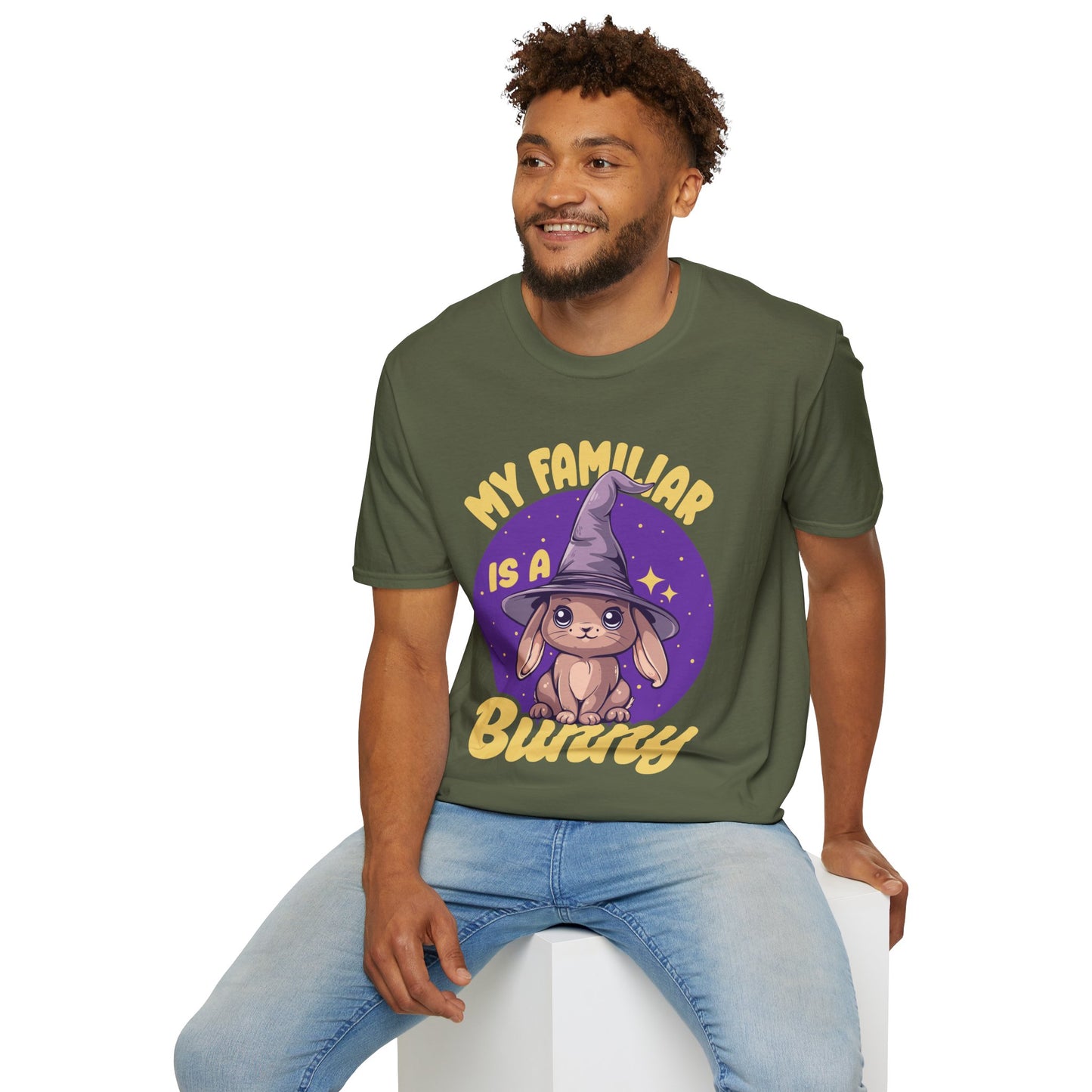 My Familiar is a Bunny - Softstyle T-Shirt for Men and Women