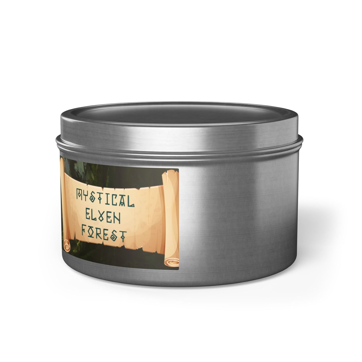 Mystical Elven Forest Enchanted Tin Candle