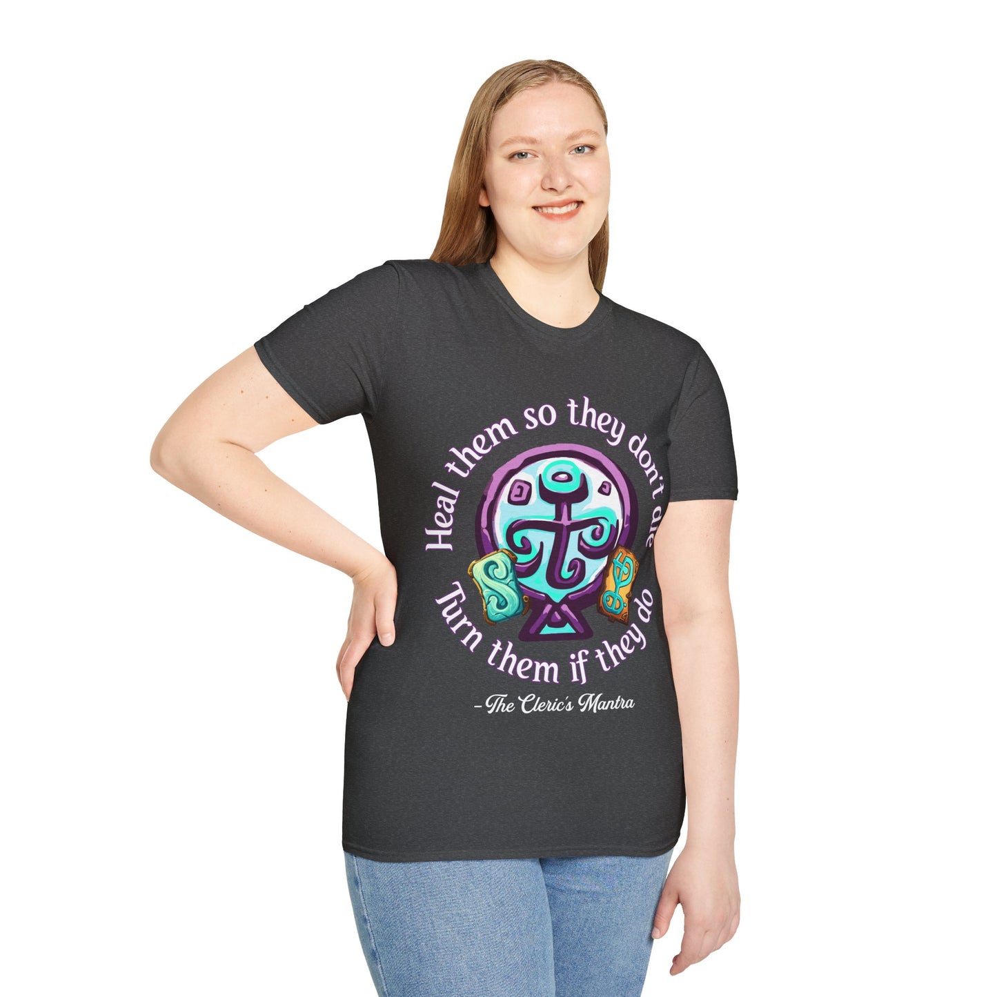 Cleric's Mantra - Softstyle T-Shirt for Men and Women