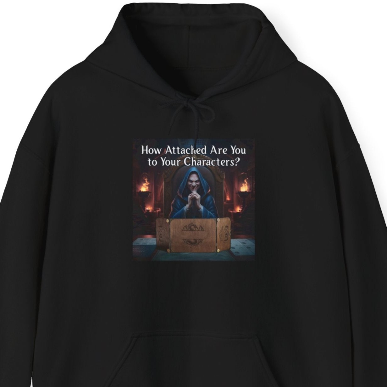 How Attached Are You to Your Characters - Heavy Blend™ Hoodie for Men and Women